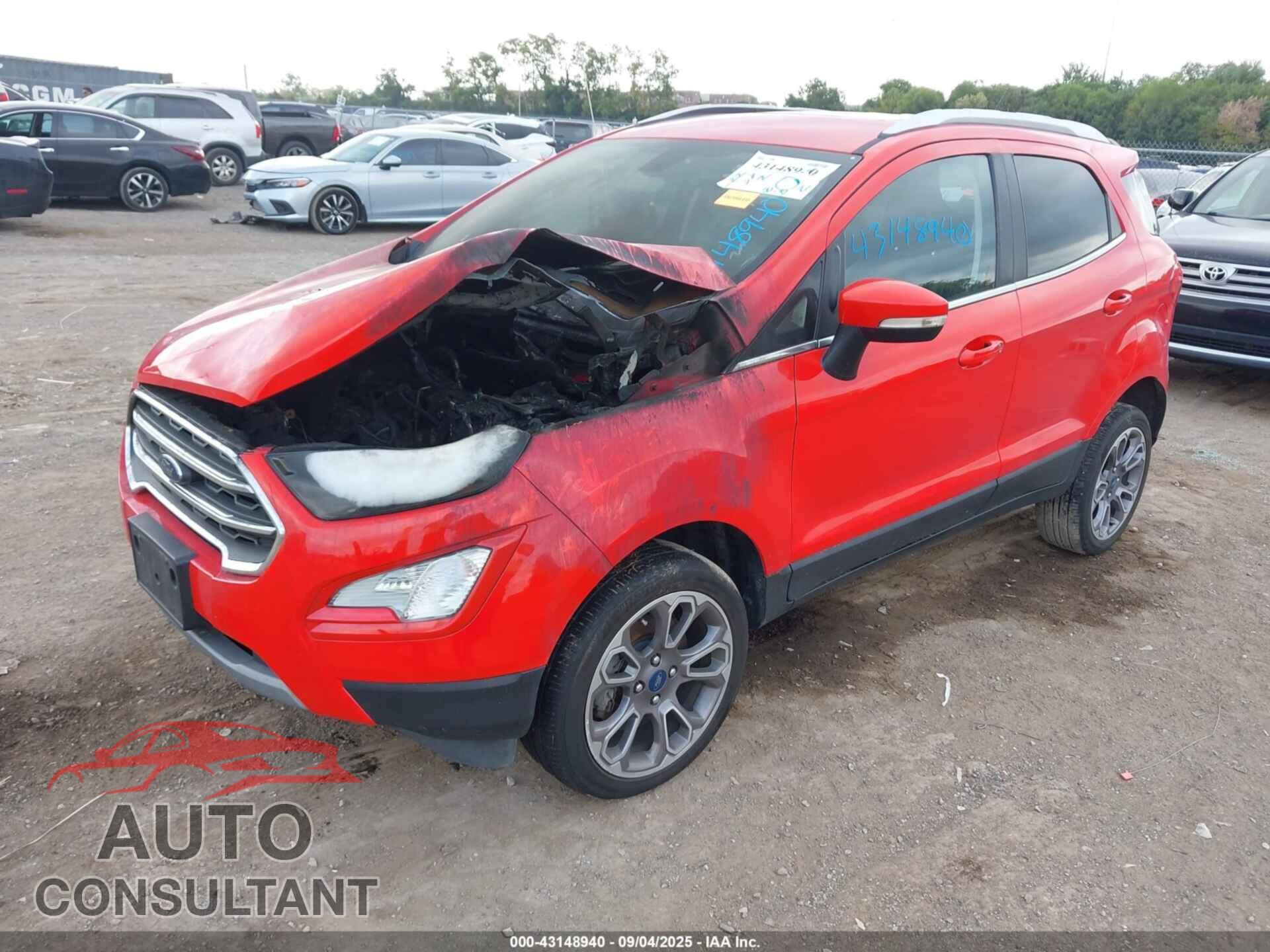 FORD ECOSPORT 2019 - MAJ6S3KL2KC274465