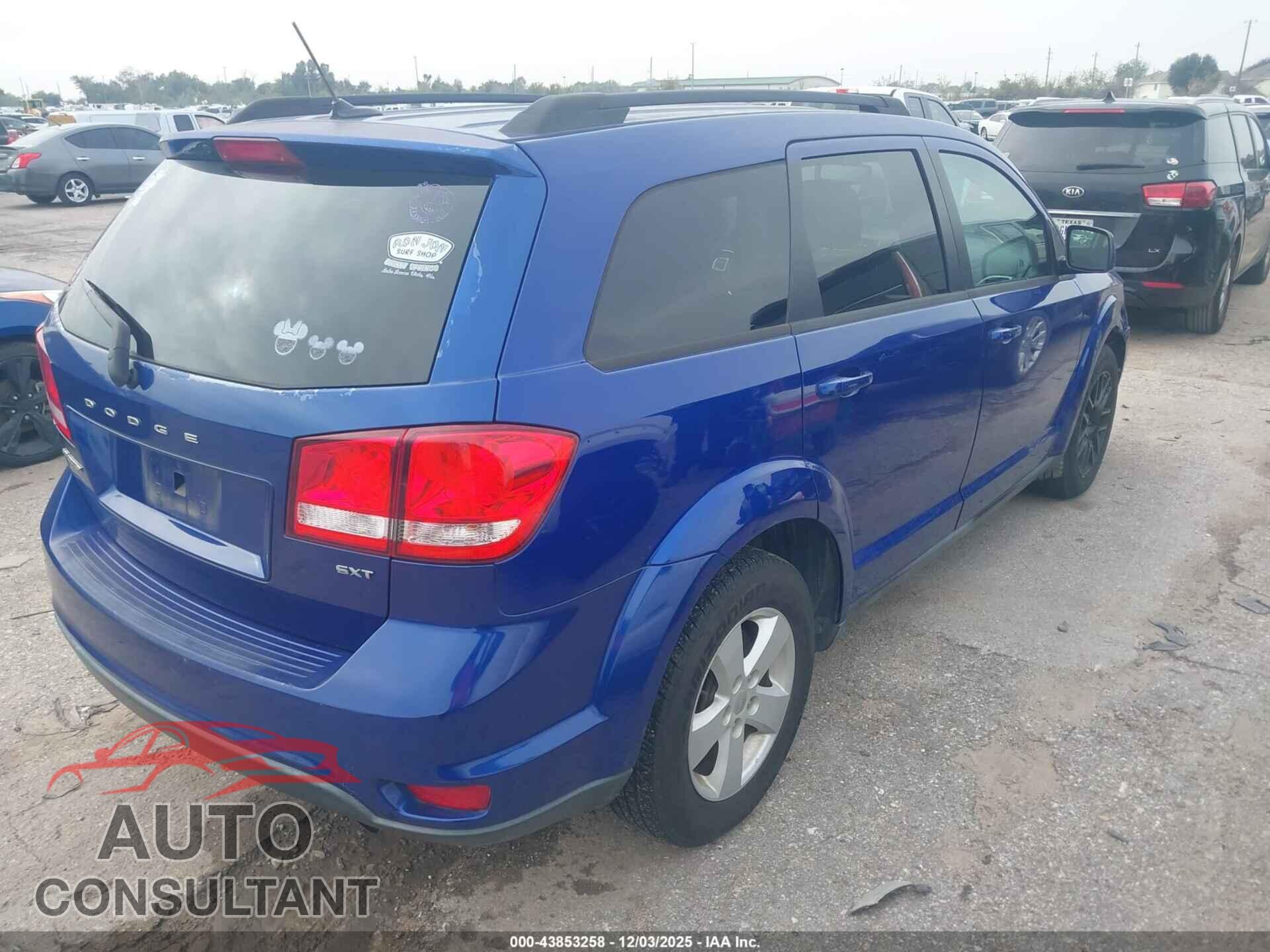 DODGE JOURNEY 2012 - 3C4PDCBB5CT392757