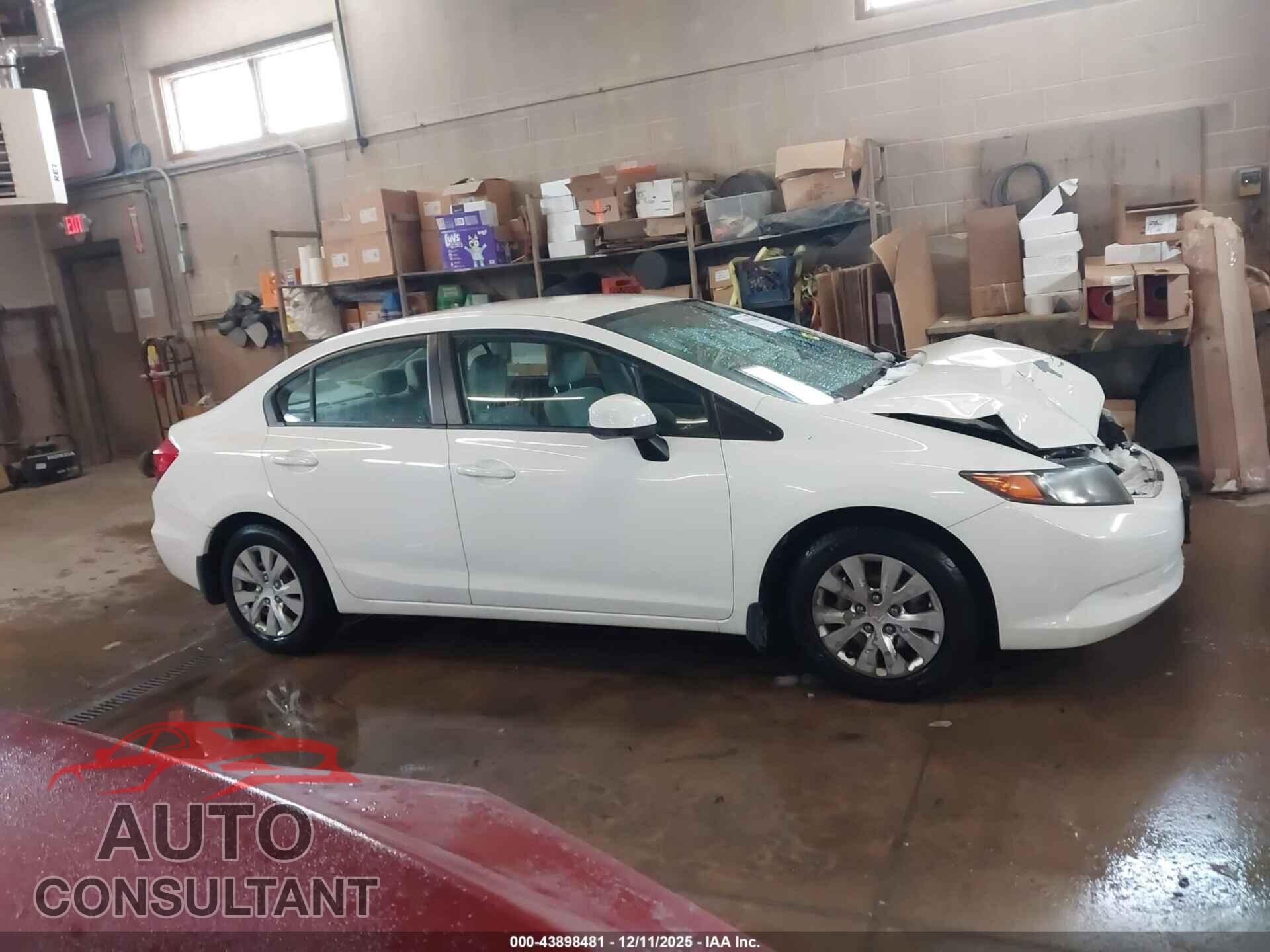 HONDA CIVIC 2012 - 19XFB2F55CE044008