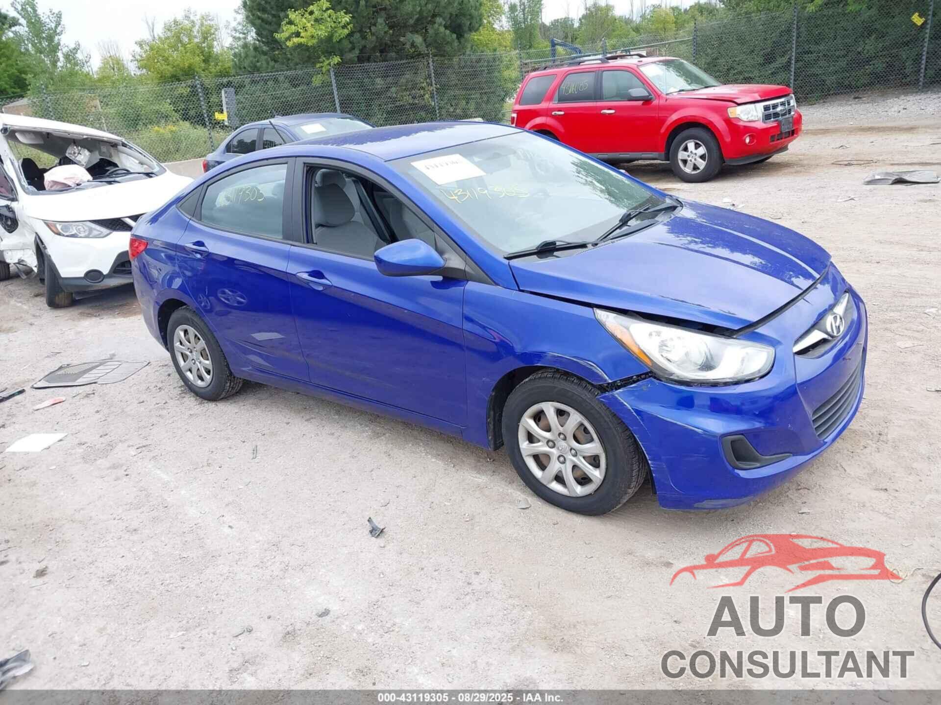 HYUNDAI ACCENT 2013 - KMHCT4AE9DU451931