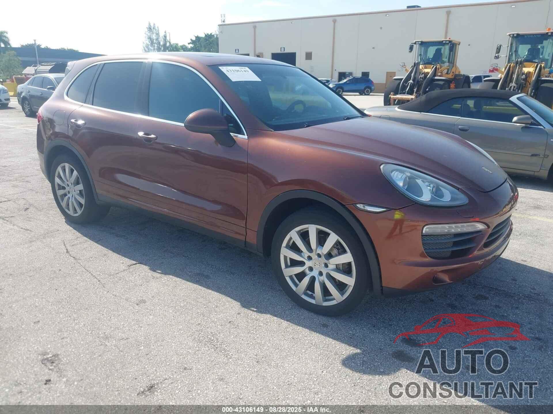 PORSCHE CAYENNE 2012 - WP1AB2A27CLA47019