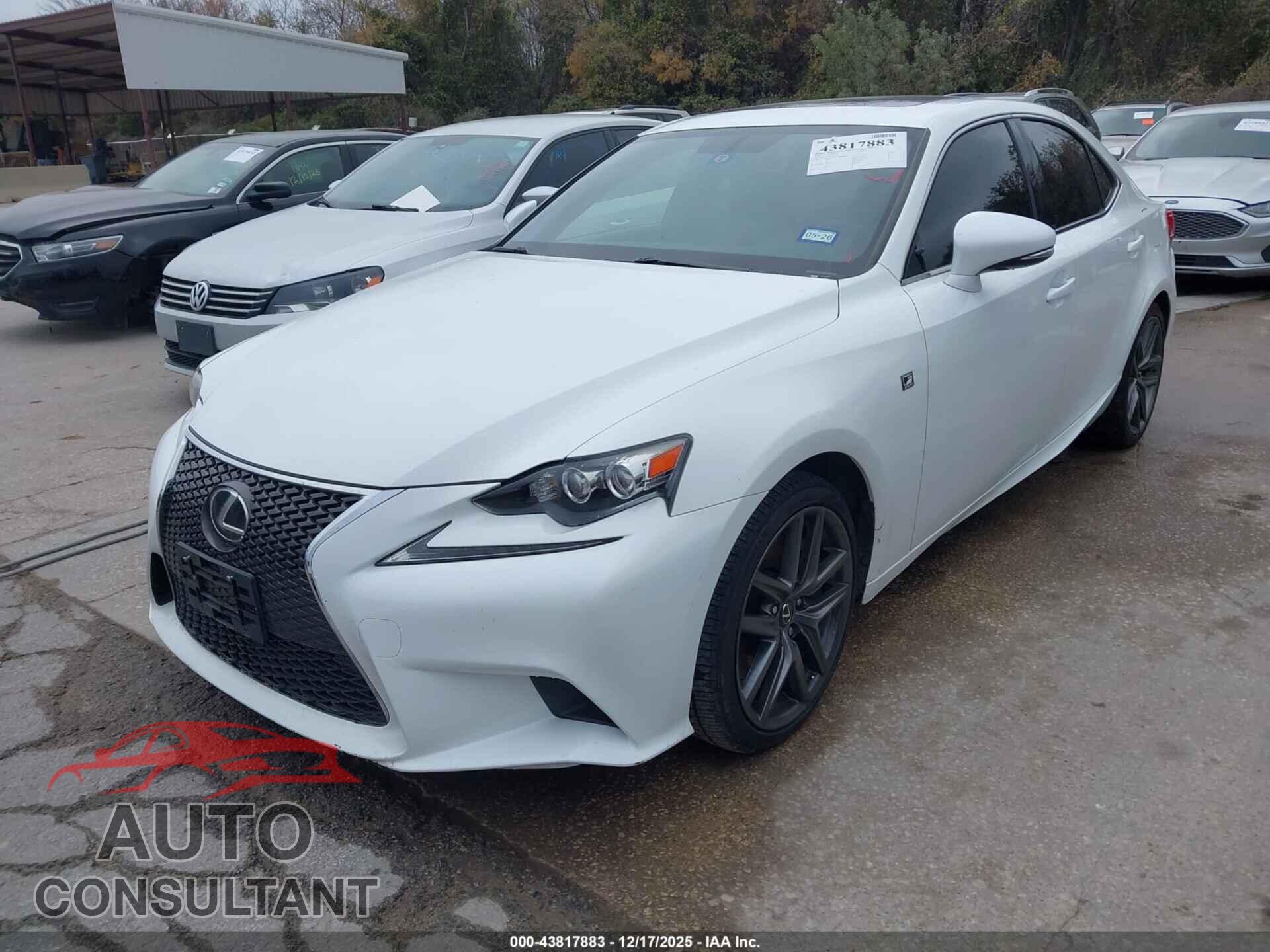 LEXUS IS 200T 2016 - JTHBA1D28G5016563