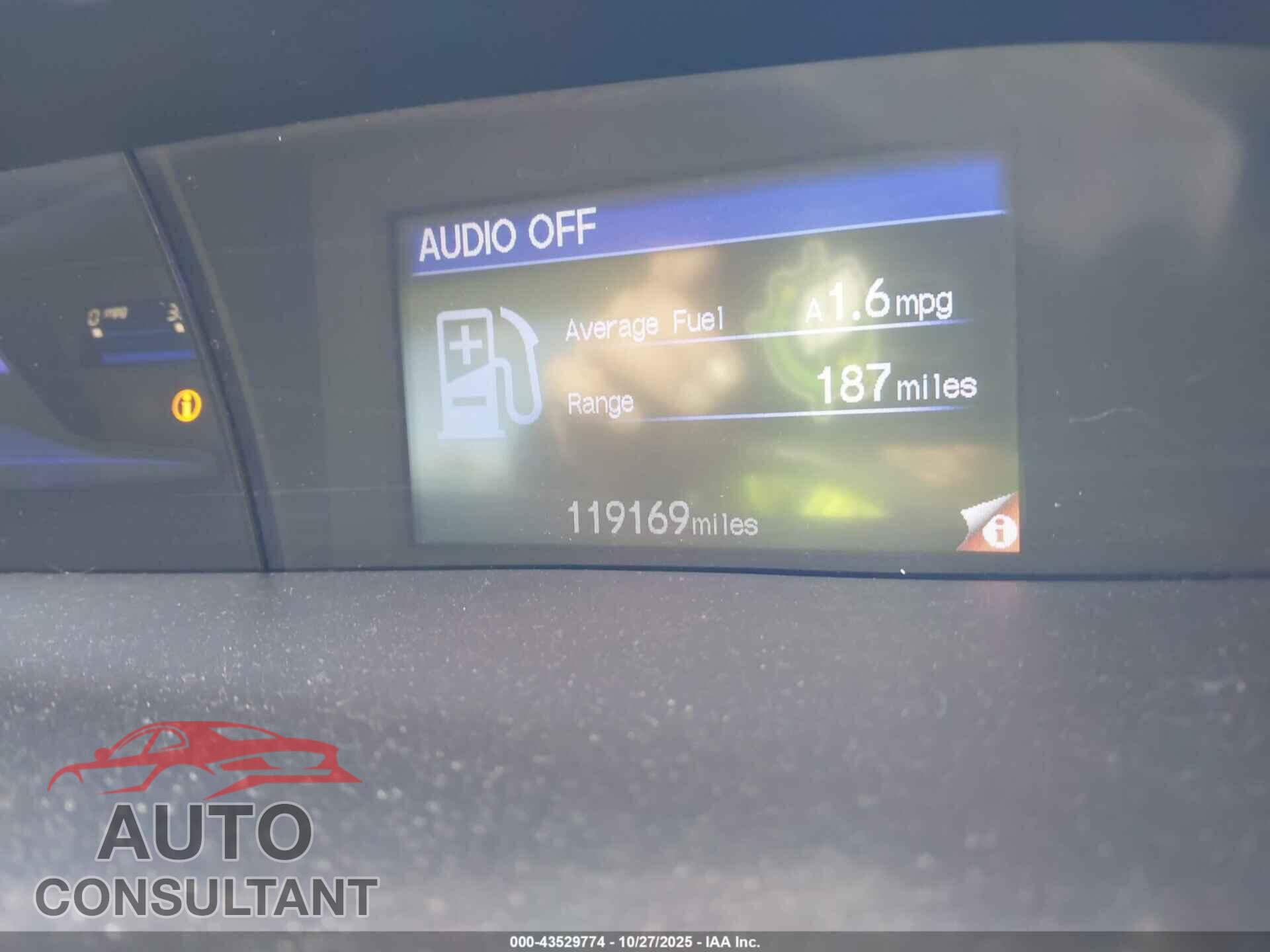 HONDA CIVIC 2012 - 19XFB2F51CE368444