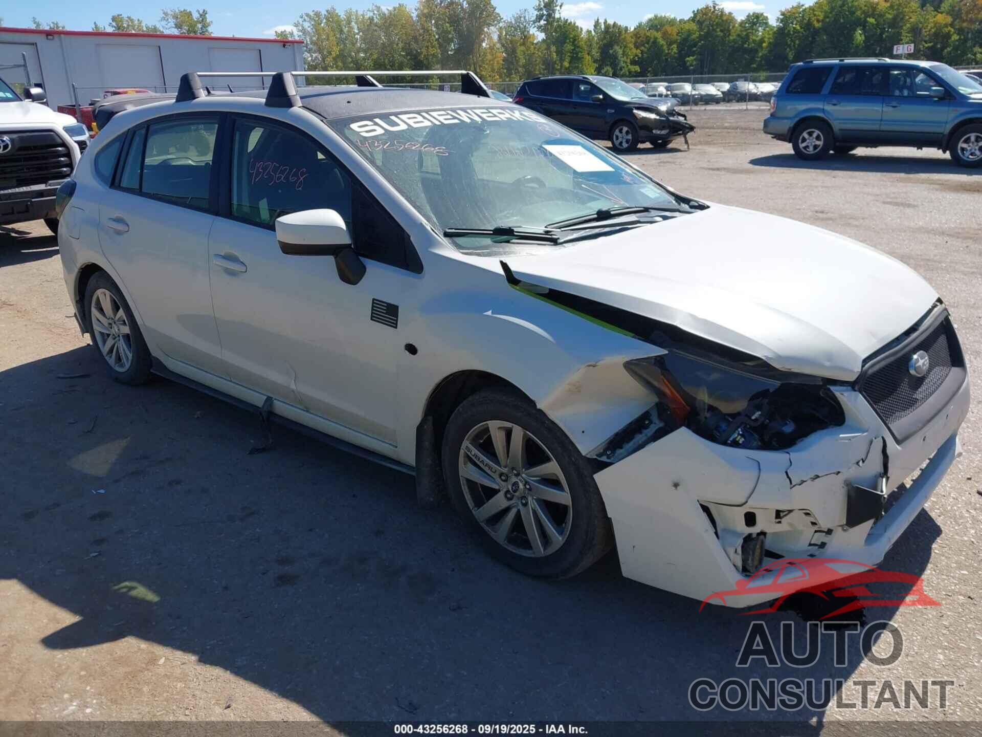SUBARU IMPREZA 2015 - JF1GPAC68F8242700