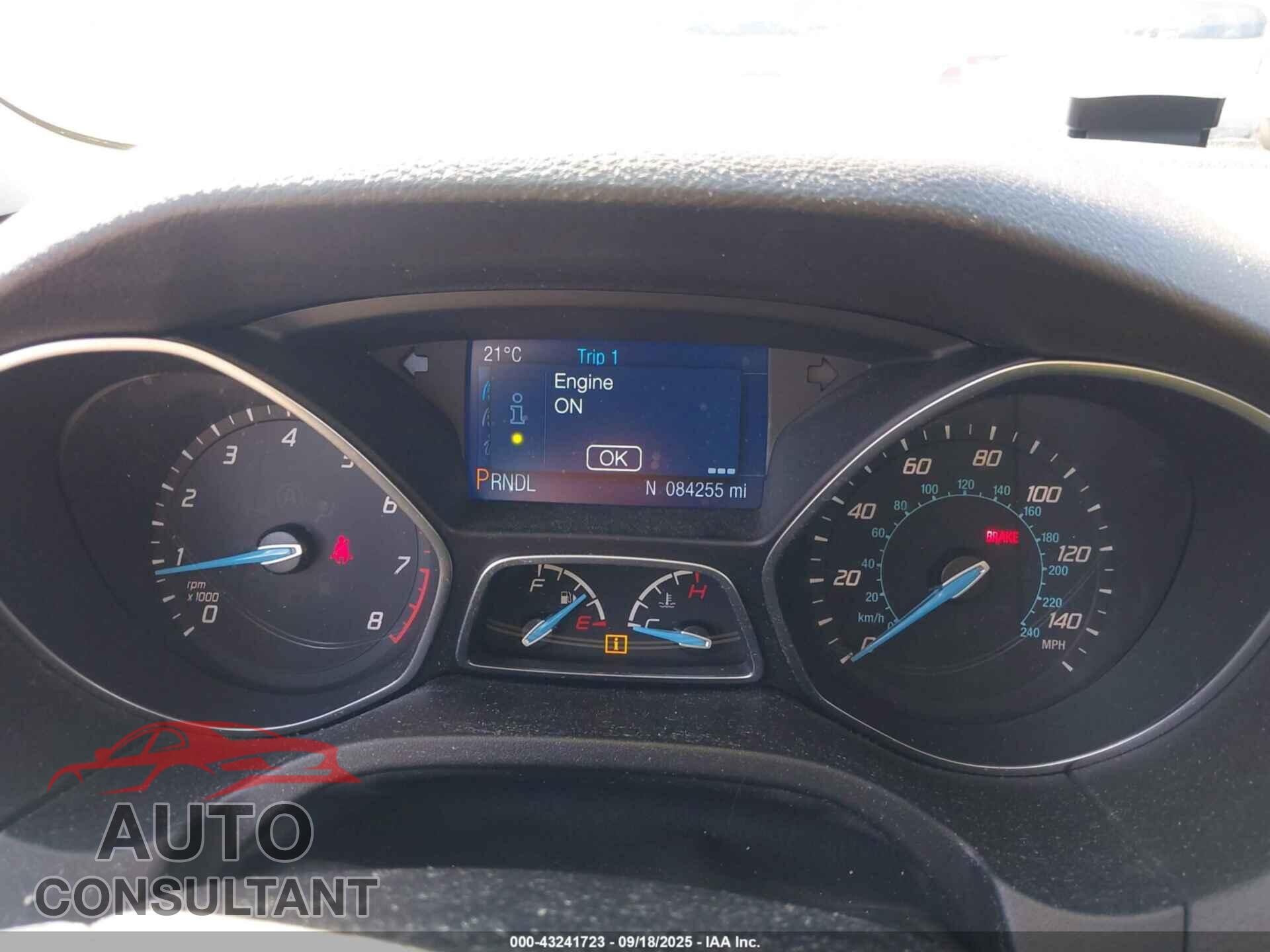 FORD FOCUS 2014 - 1FADP3K28EL330655
