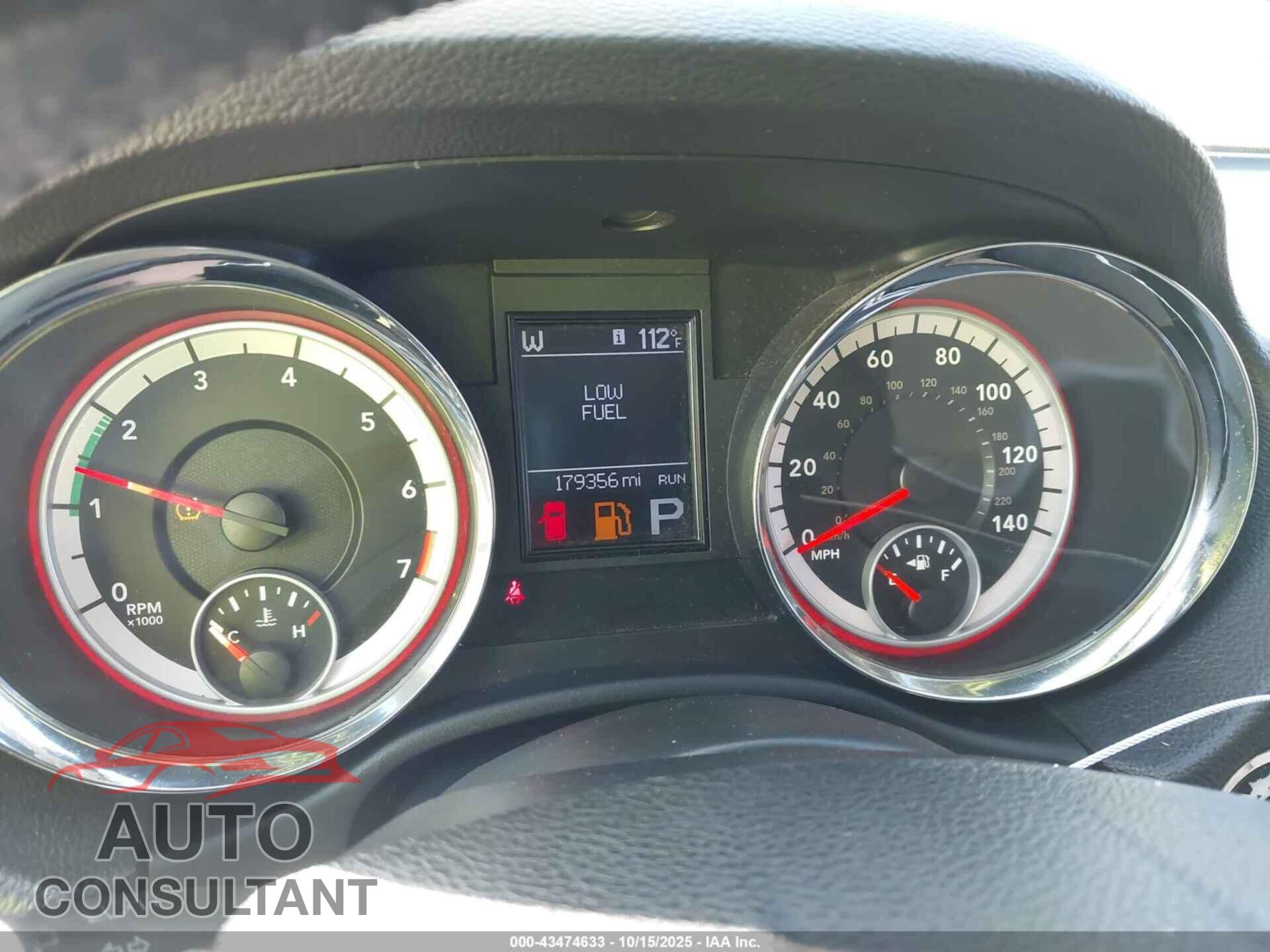 DODGE DURANGO 2011 - 1D4RD4GG5BC729315