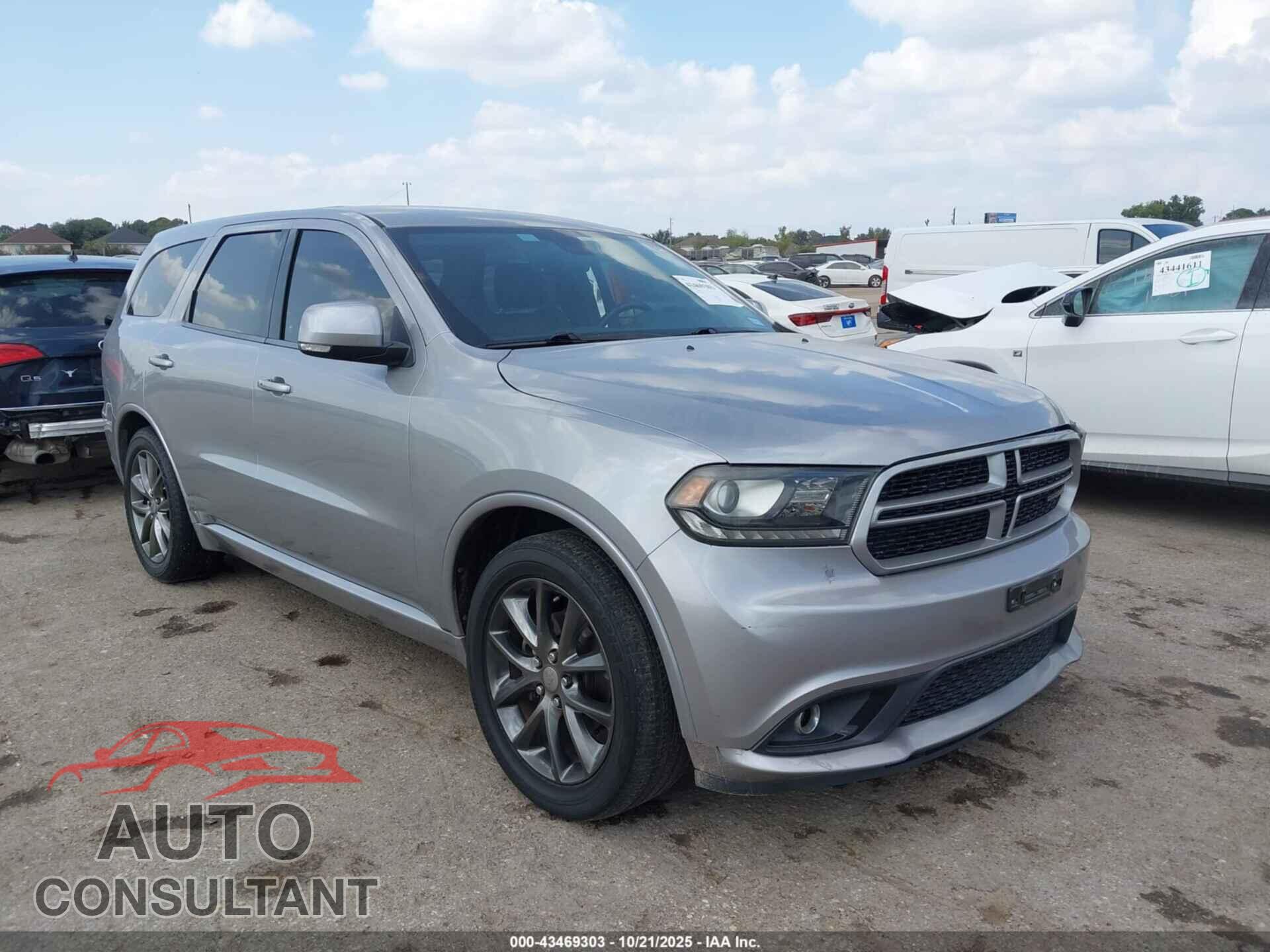 DODGE DURANGO 2017 - 1C4RDHDG7HC763578