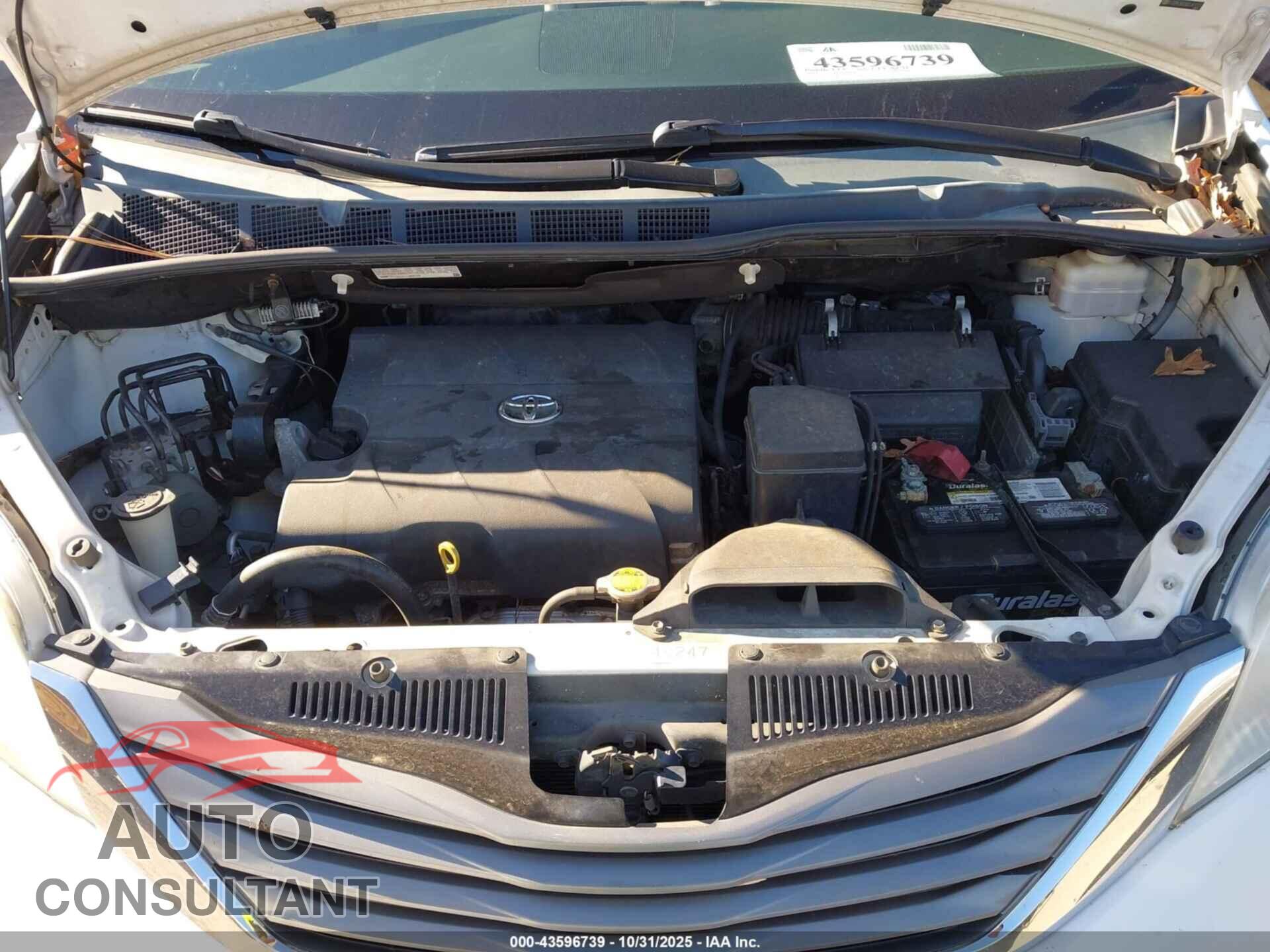 TOYOTA SIENNA 2013 - 5TDYK3DC8DS361255