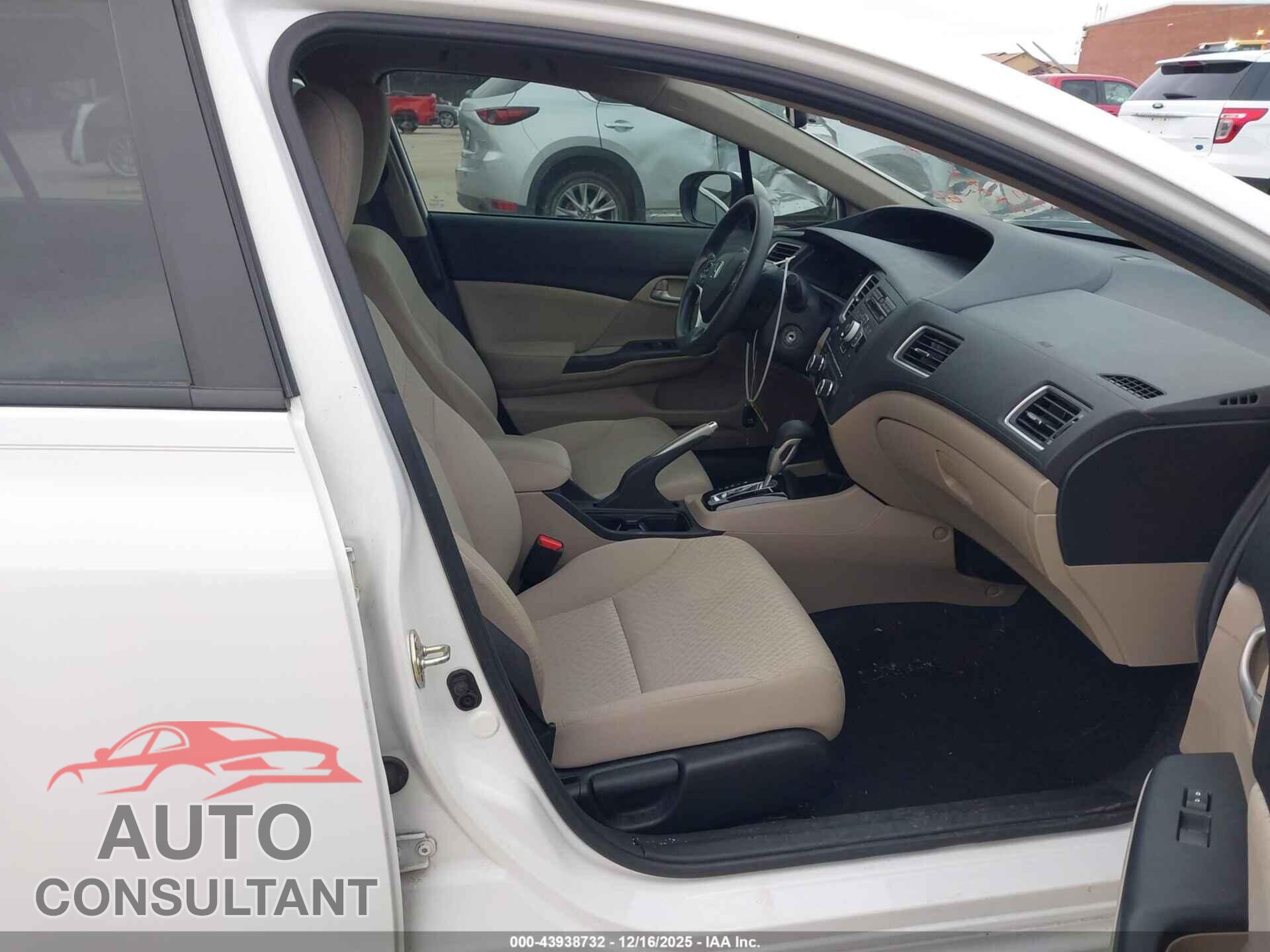 HONDA CIVIC 2014 - 2HGFB2F65EH514393