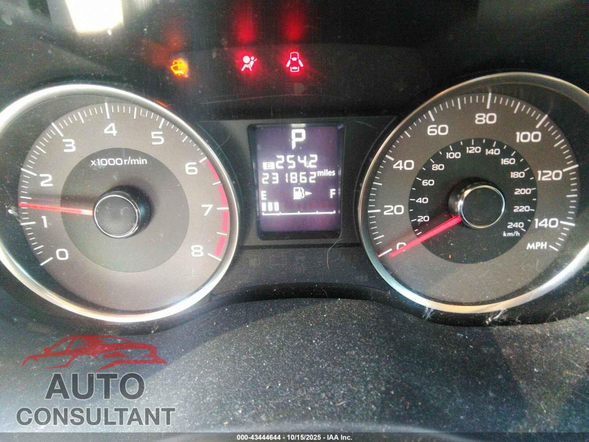 SUBARU FORESTER 2015 - JF2SJAHC2FH416069
