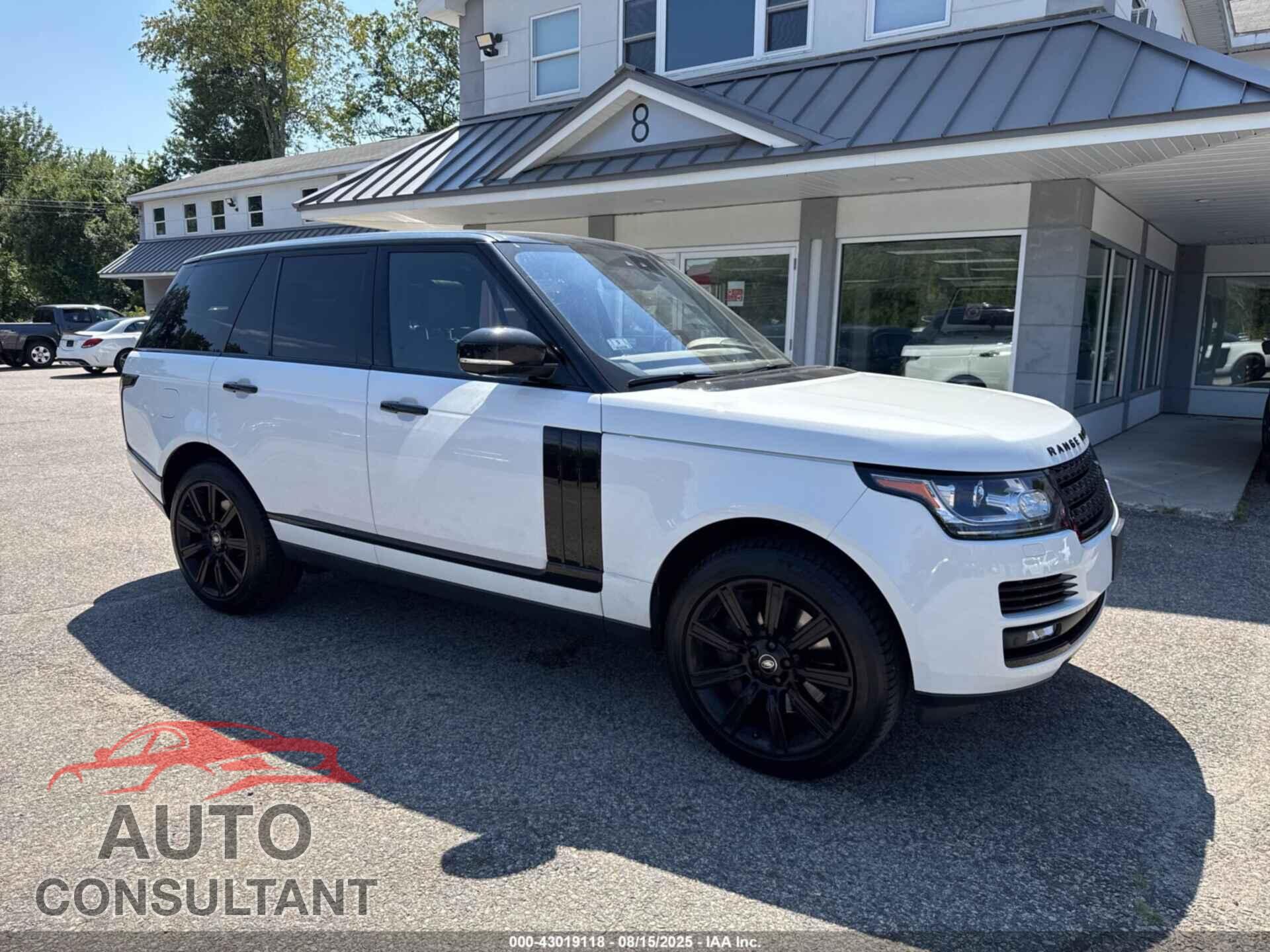 LAND ROVER RANGE ROVER 2017 - SALGS2FE1HA323575