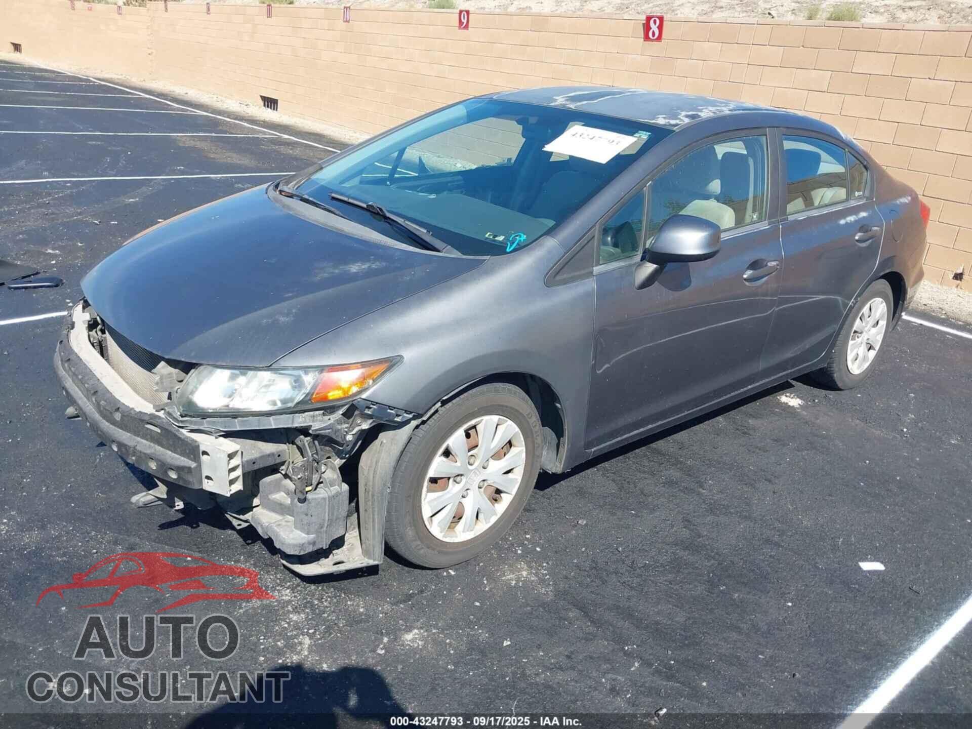 HONDA CIVIC 2012 - 2HGFB2F56CH572016