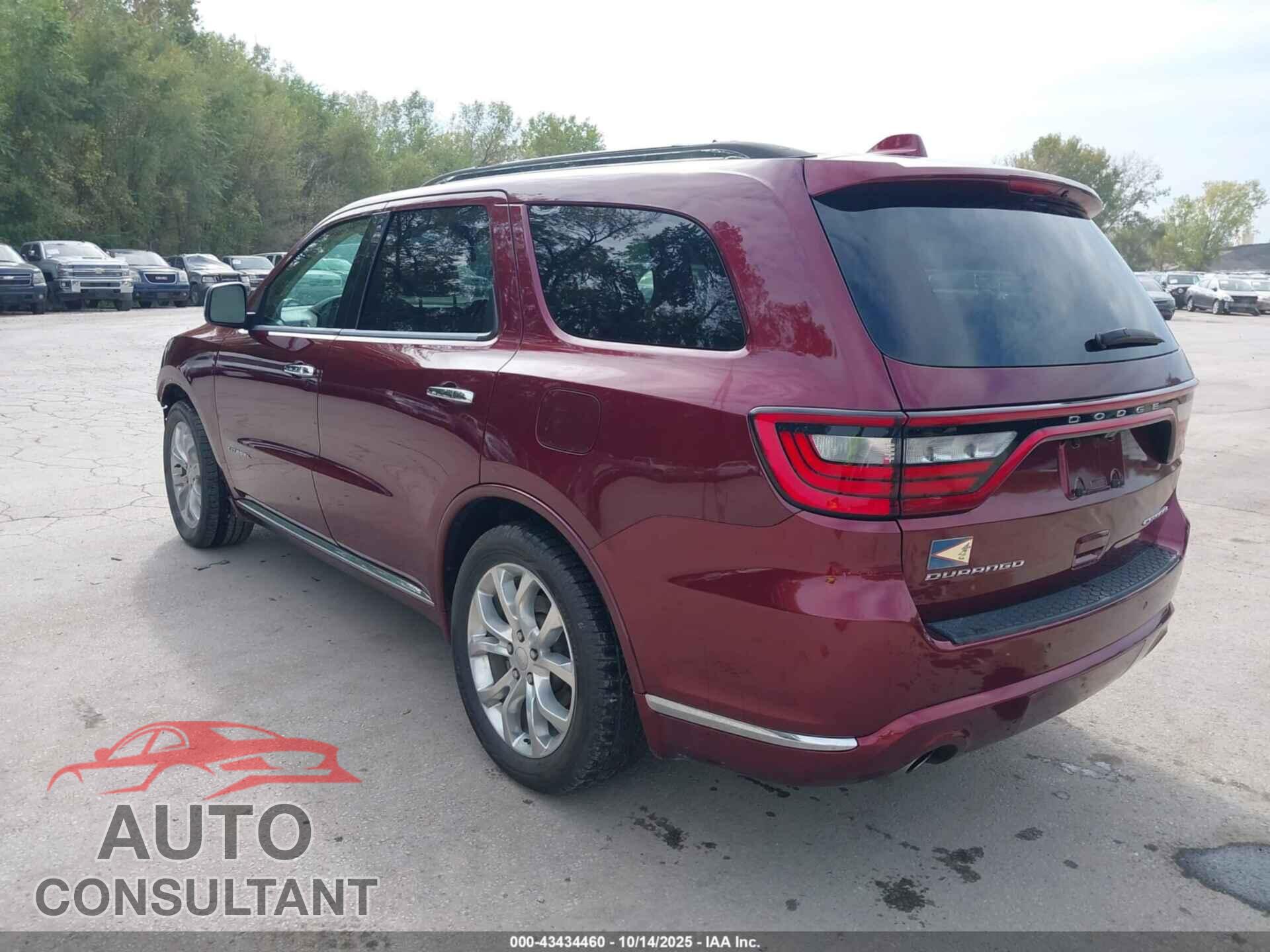 DODGE DURANGO 2016 - 1C4RDHEG7GC353196