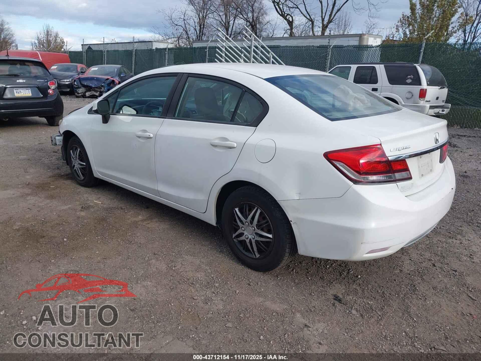 HONDA CIVIC 2013 - 19XFB2F52DE207599