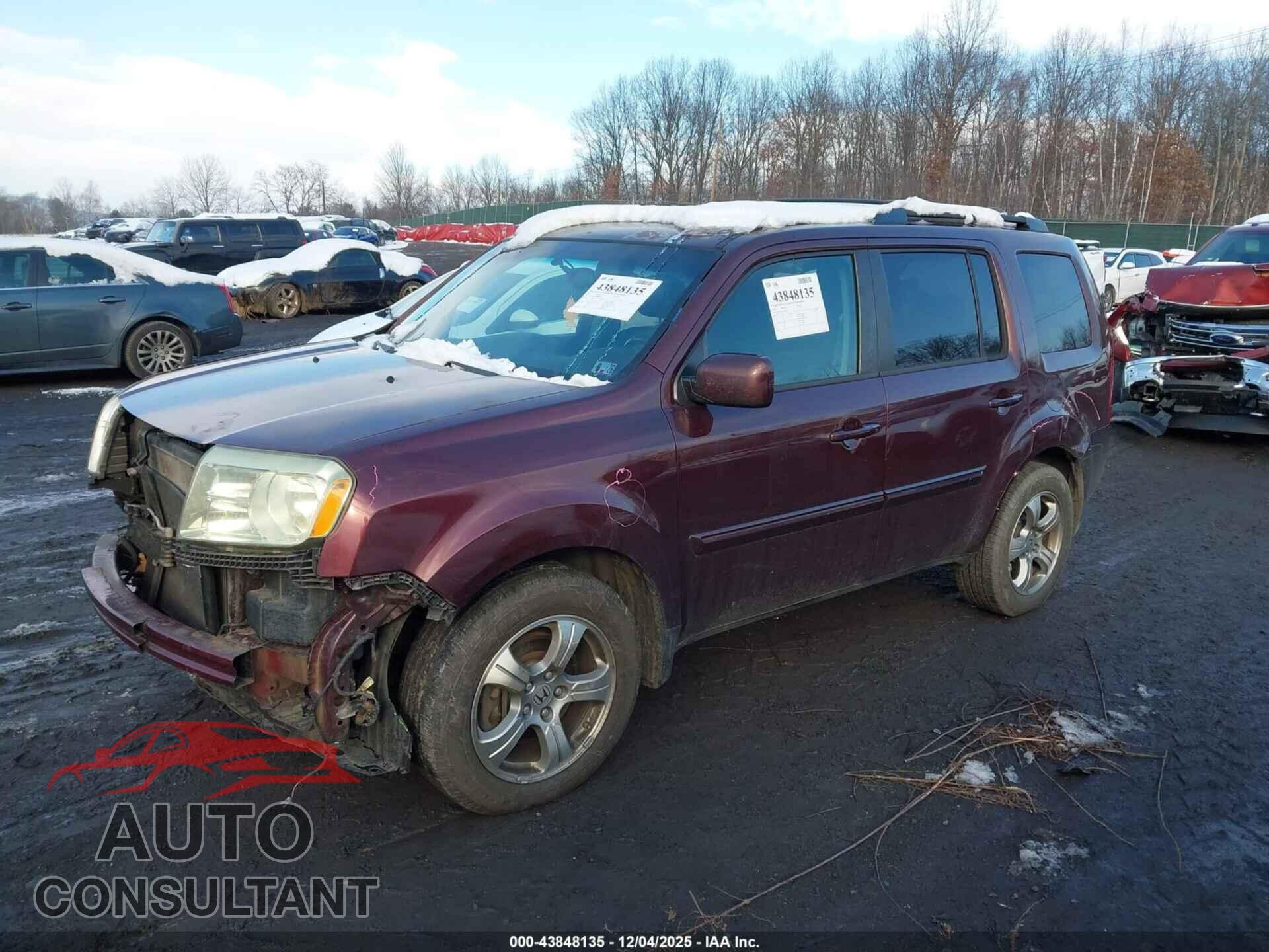 HONDA PILOT 2014 - 5FNYF4H54EB008300
