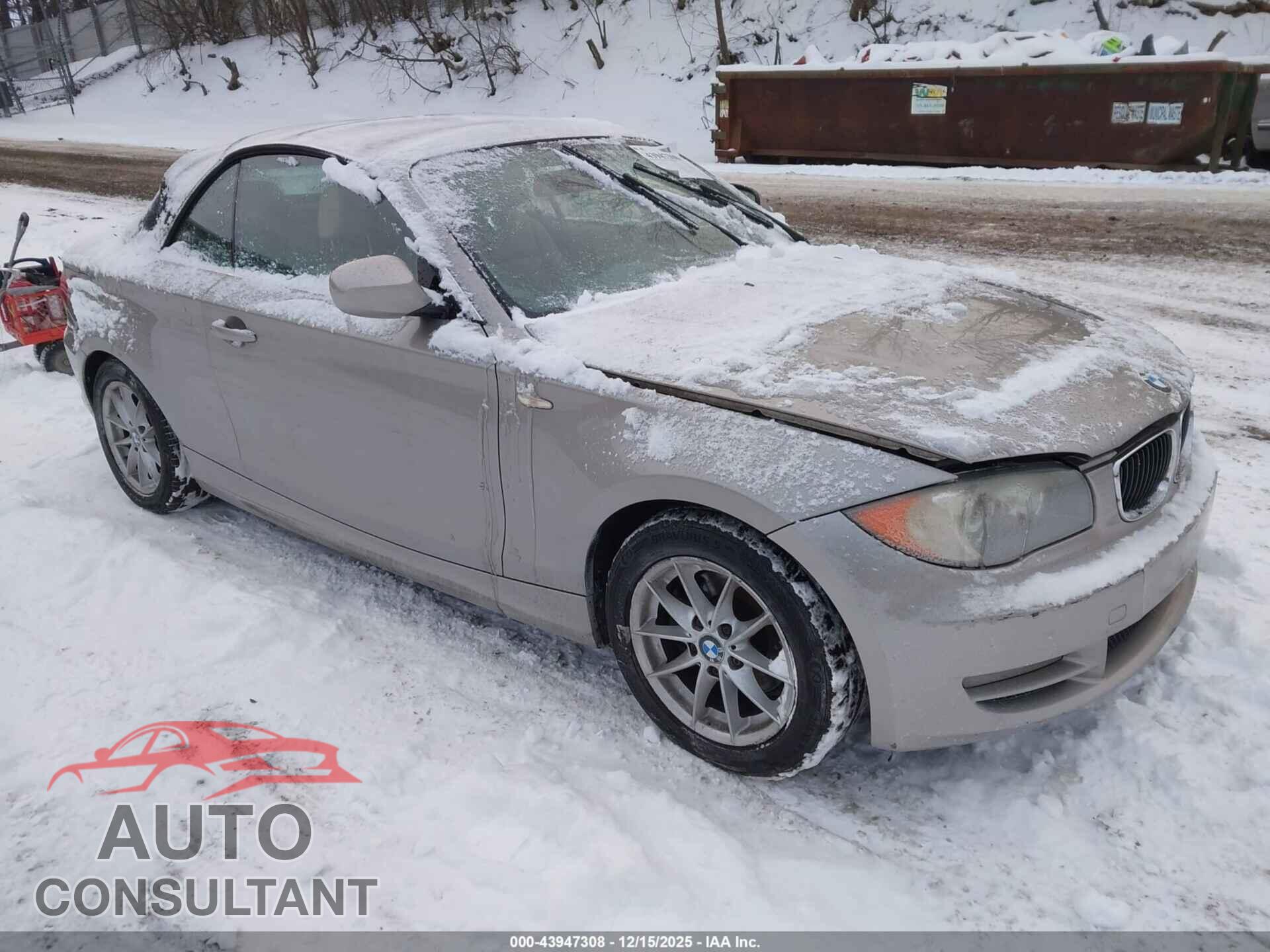 BMW 128I 2011 - WBAUN1C55BVH83371