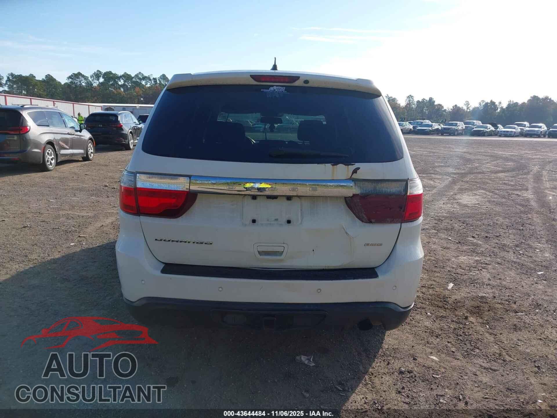 DODGE DURANGO 2012 - 1C4RDJAG3CC301605
