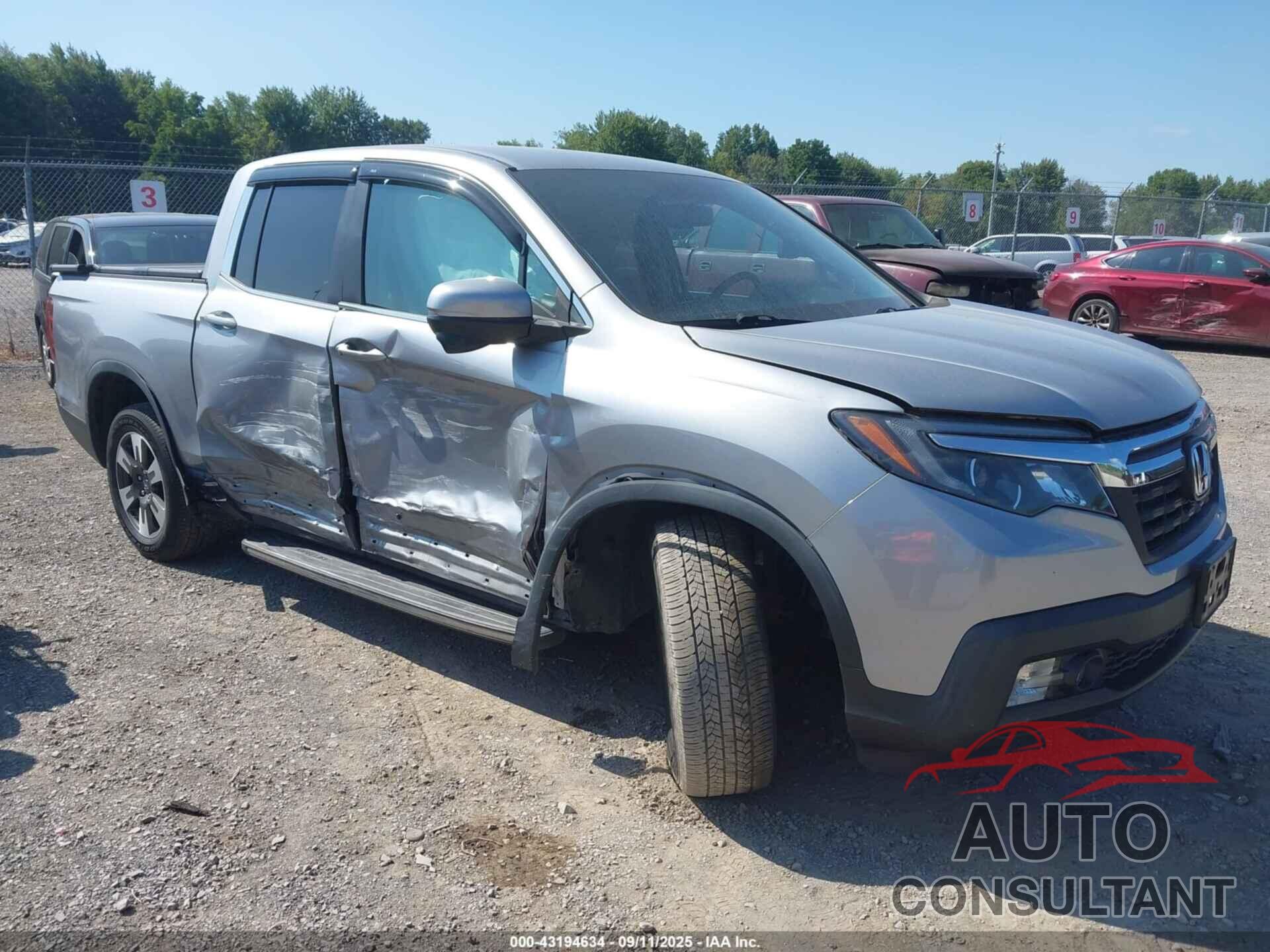 HONDA RIDGELINE 2017 - 5FPYK3F61HB009417