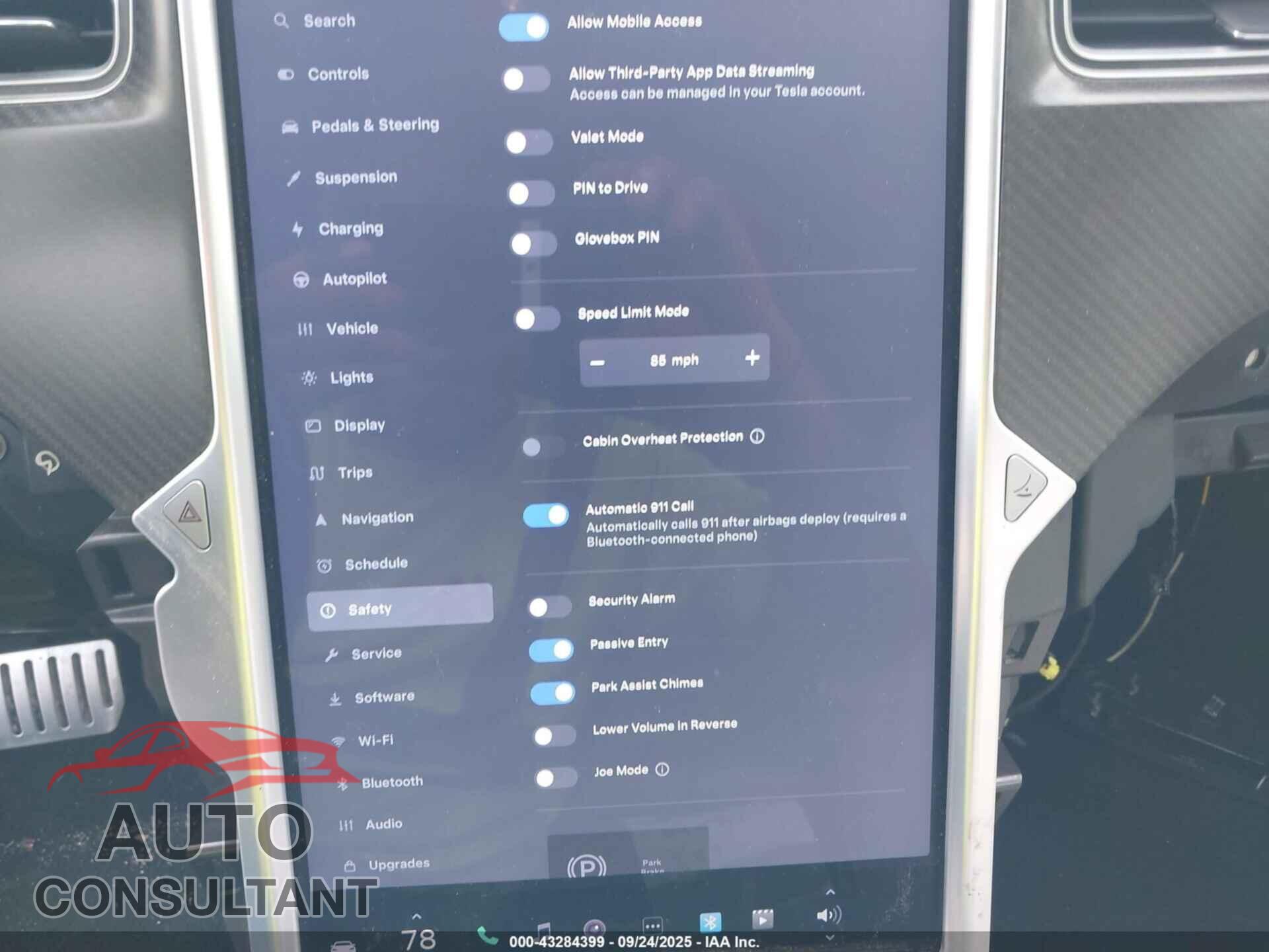 TESLA MODEL S 2014 - 5YJSA1H28EFP62759
