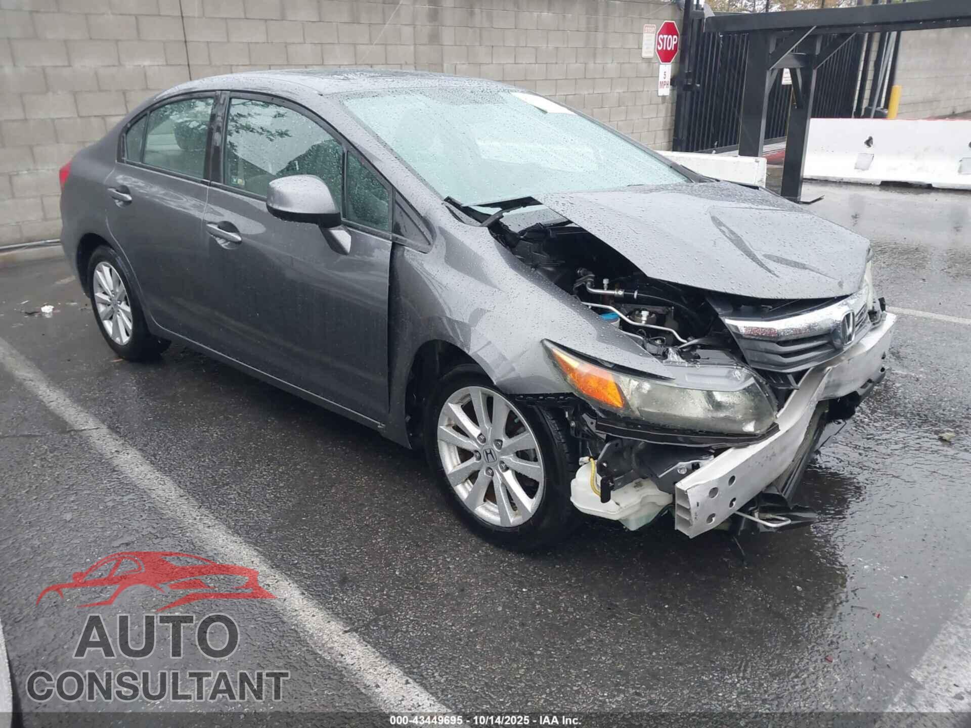 HONDA CIVIC 2012 - 19XFB2F80CE312490