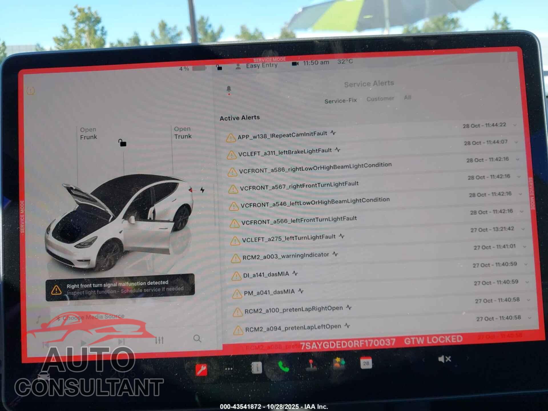 TESLA MODEL Y 2024 - 7SAYGDED0RF170037