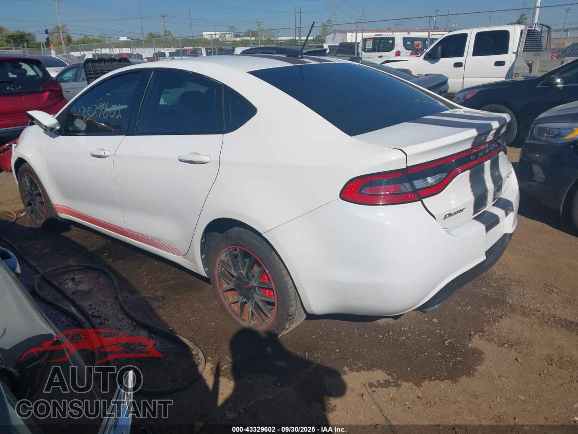 DODGE DART 2013 - 1C3CDFBA7DD199111