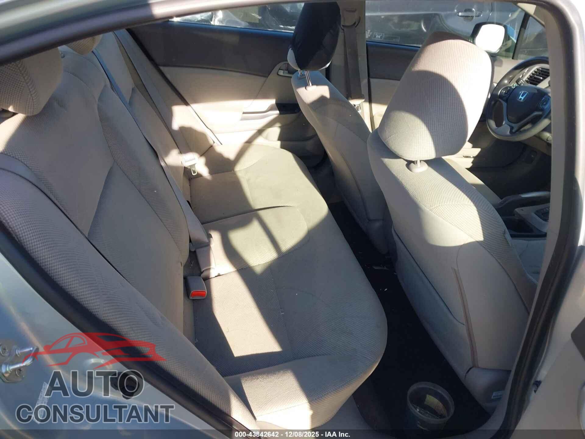 HONDA CIVIC 2012 - JHMFB2F57CS002550