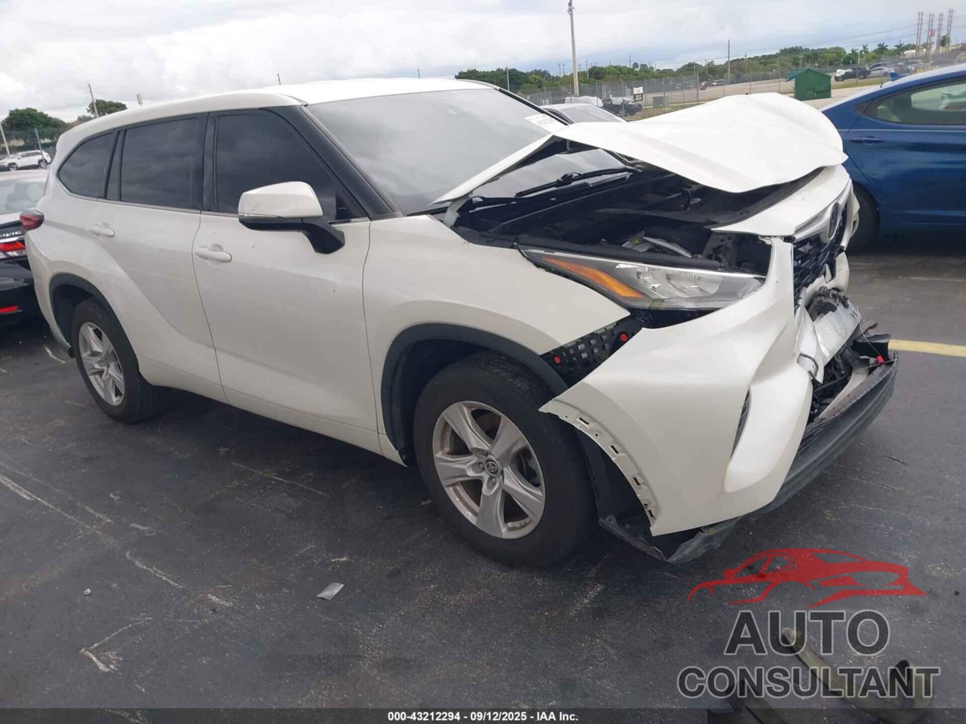 TOYOTA HIGHLANDER 2020 - 5TDZZRAH6LS023502