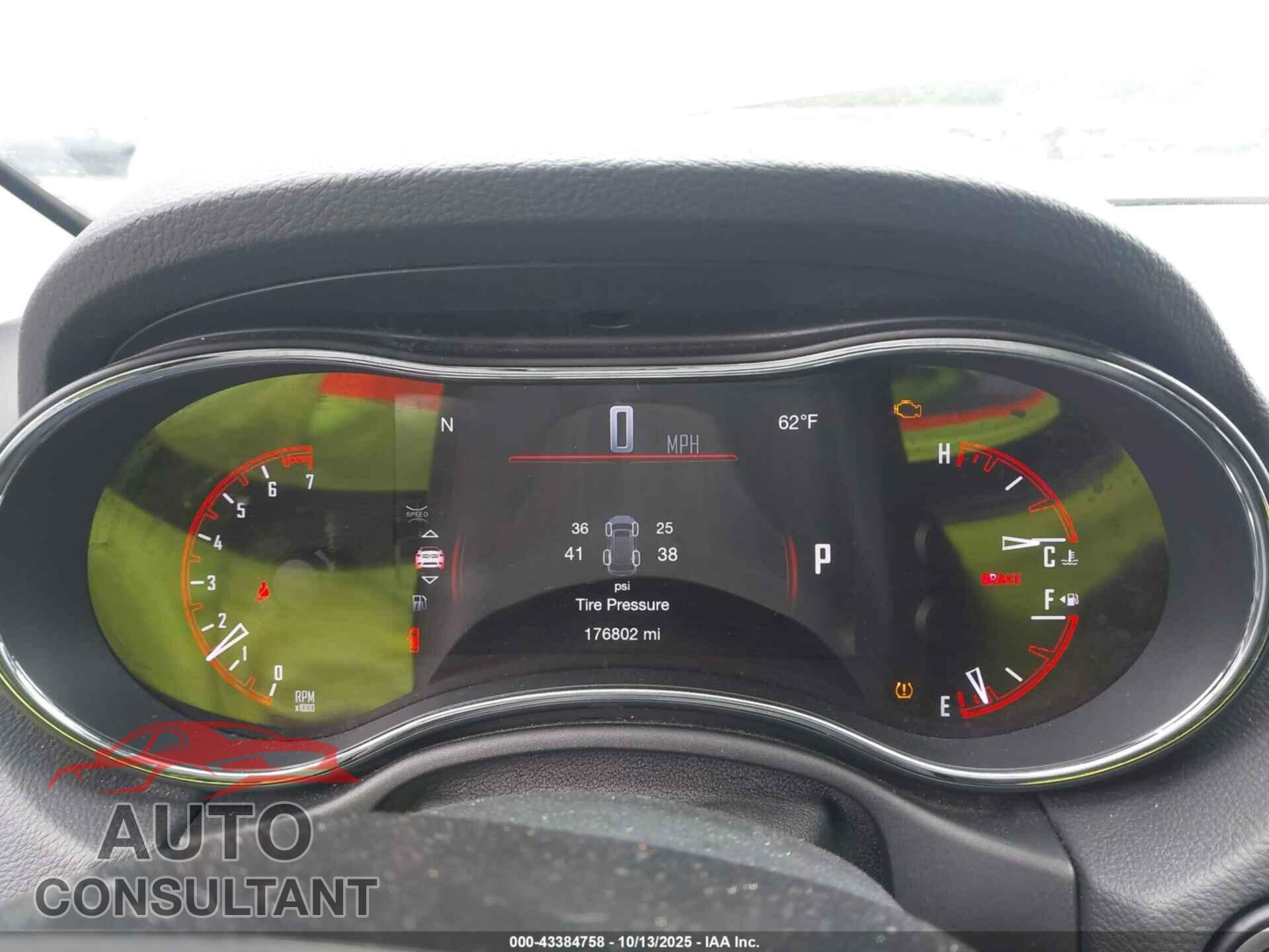 DODGE DURANGO 2017 - 1C4RDJAG3HC960825