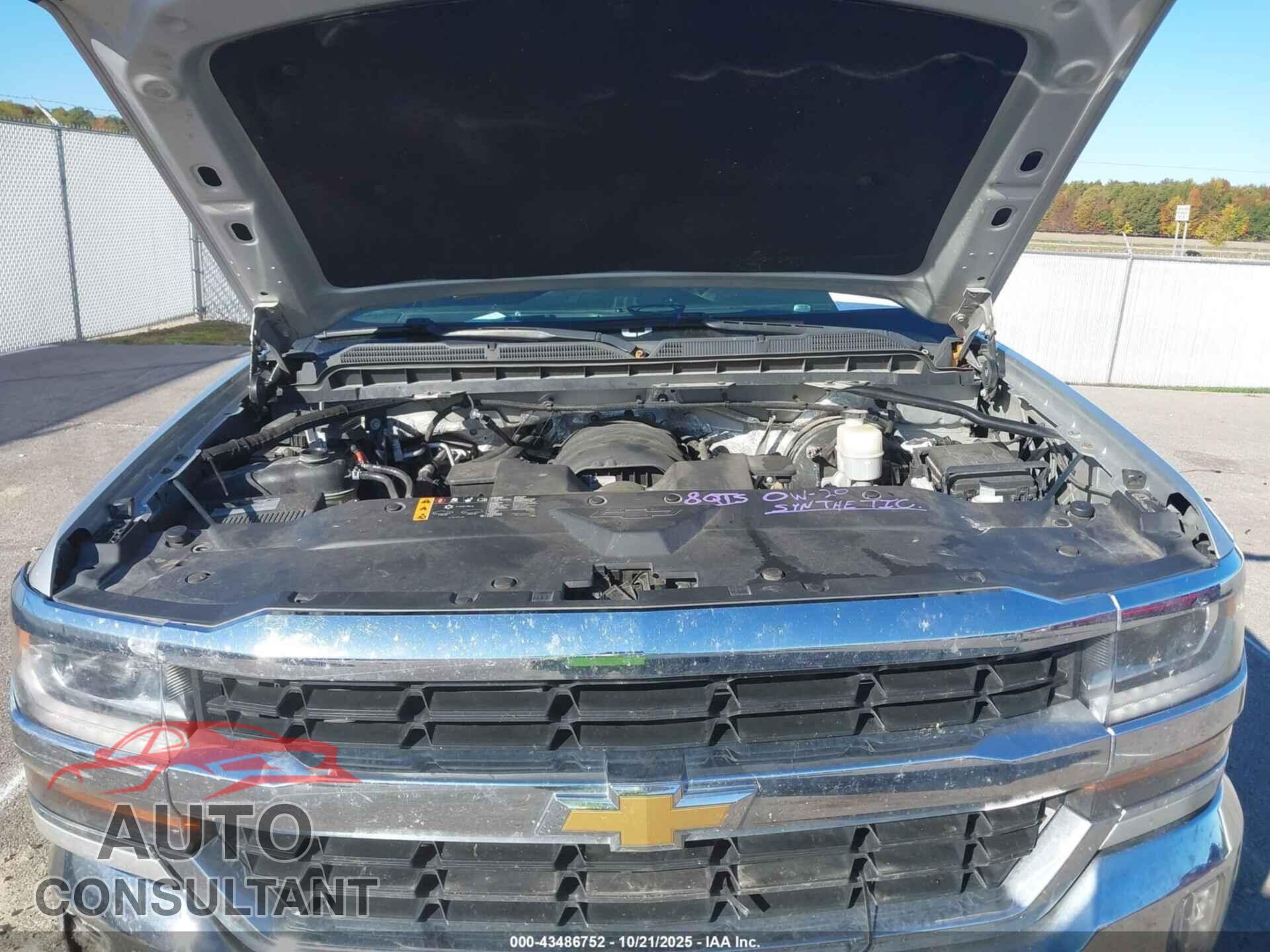 CHEVROLET SILVERADO 1500 2017 - 3GCUKRECXHG295621