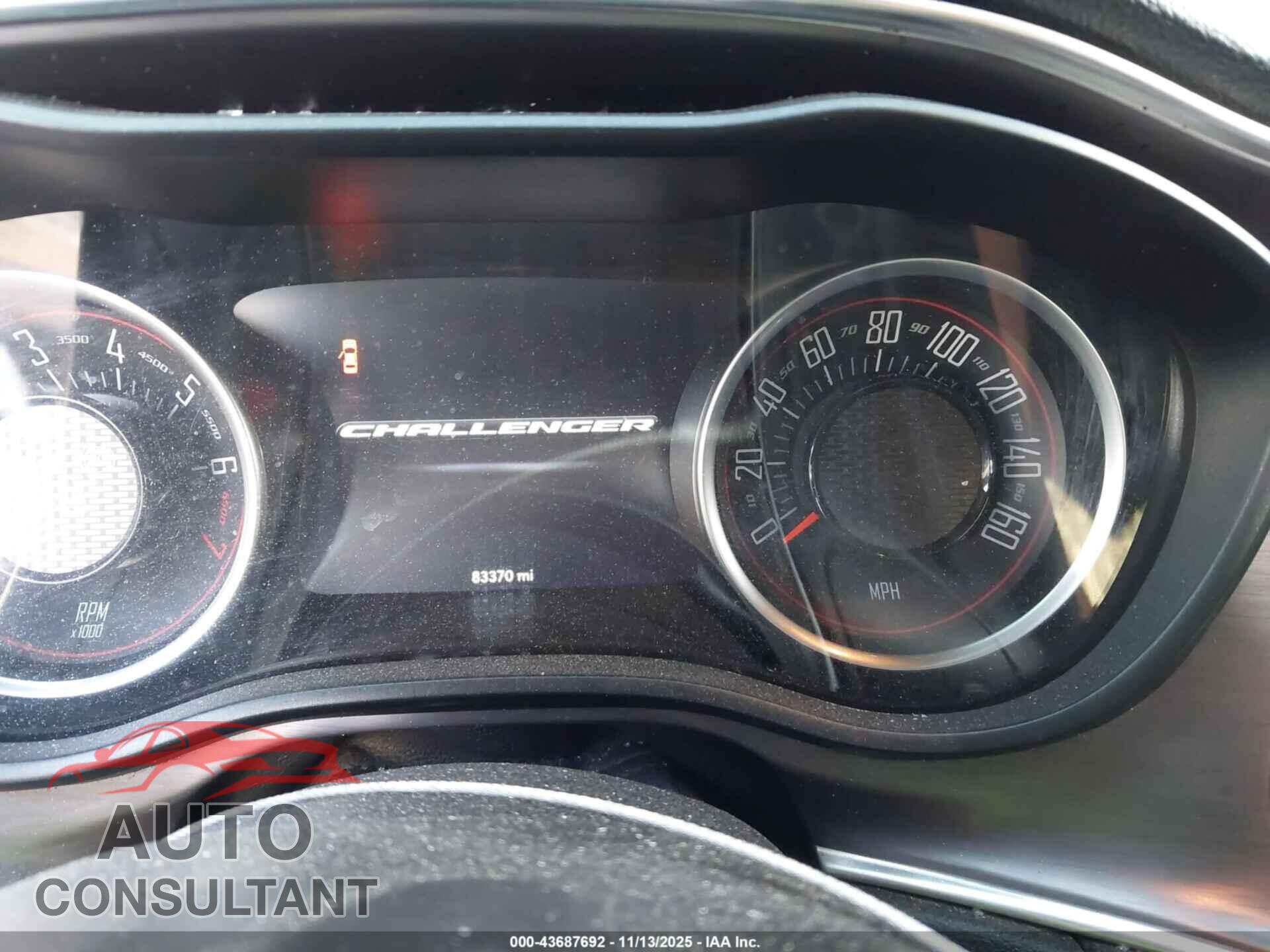 DODGE CHALLENGER 2017 - 2C3CDZAG1HH659010