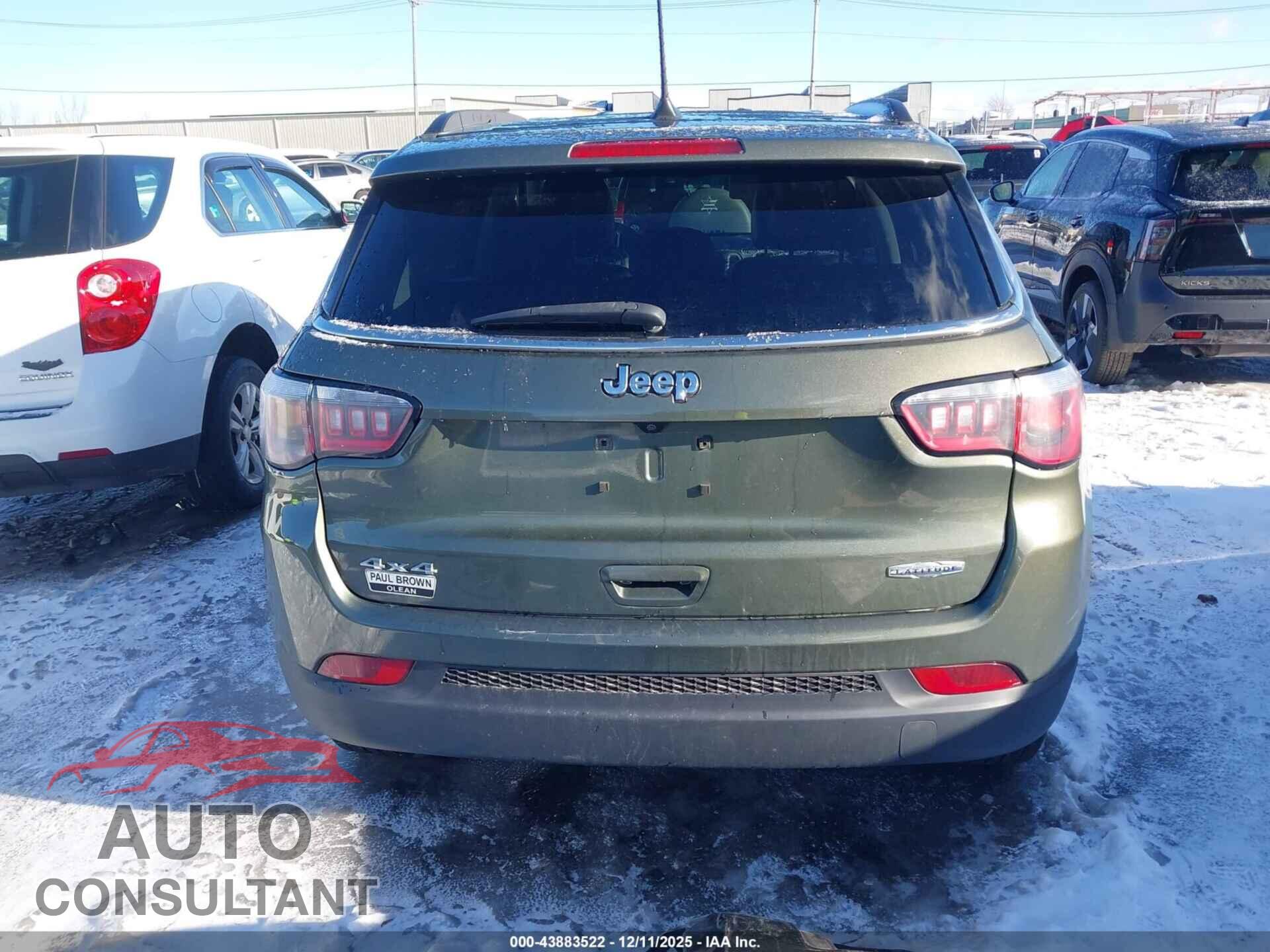 JEEP NEW COMPASS 2017 - 3C4NJDBB9HT693318