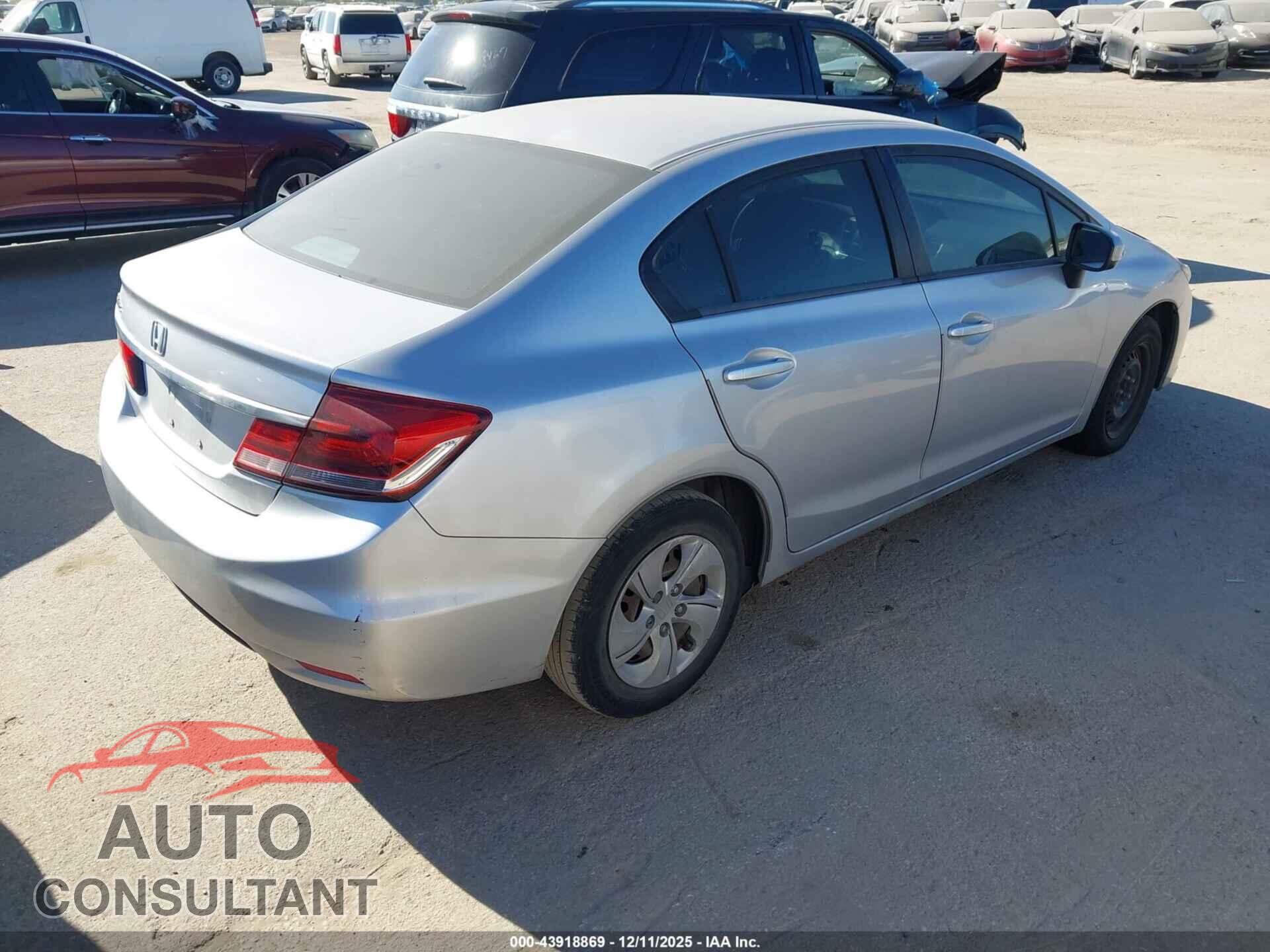 HONDA CIVIC 2014 - 19XFB2F54EE055195