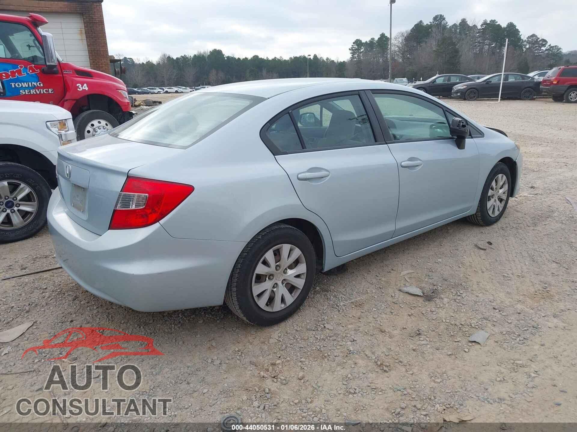 HONDA CIVIC 2012 - 19XFB2F50CE046216