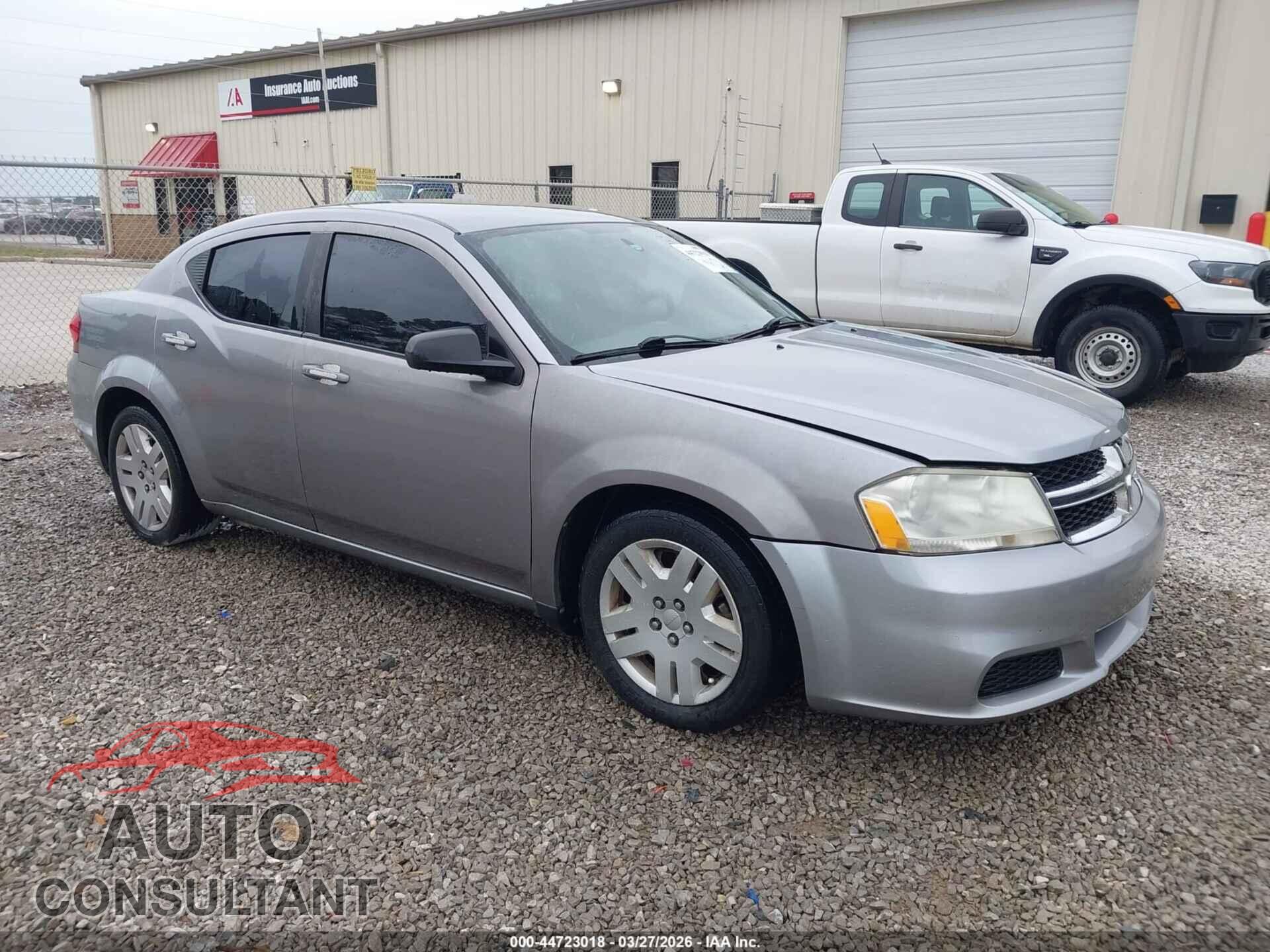DODGE AVENGER 2013 - 1C3CDZAB0DN682803