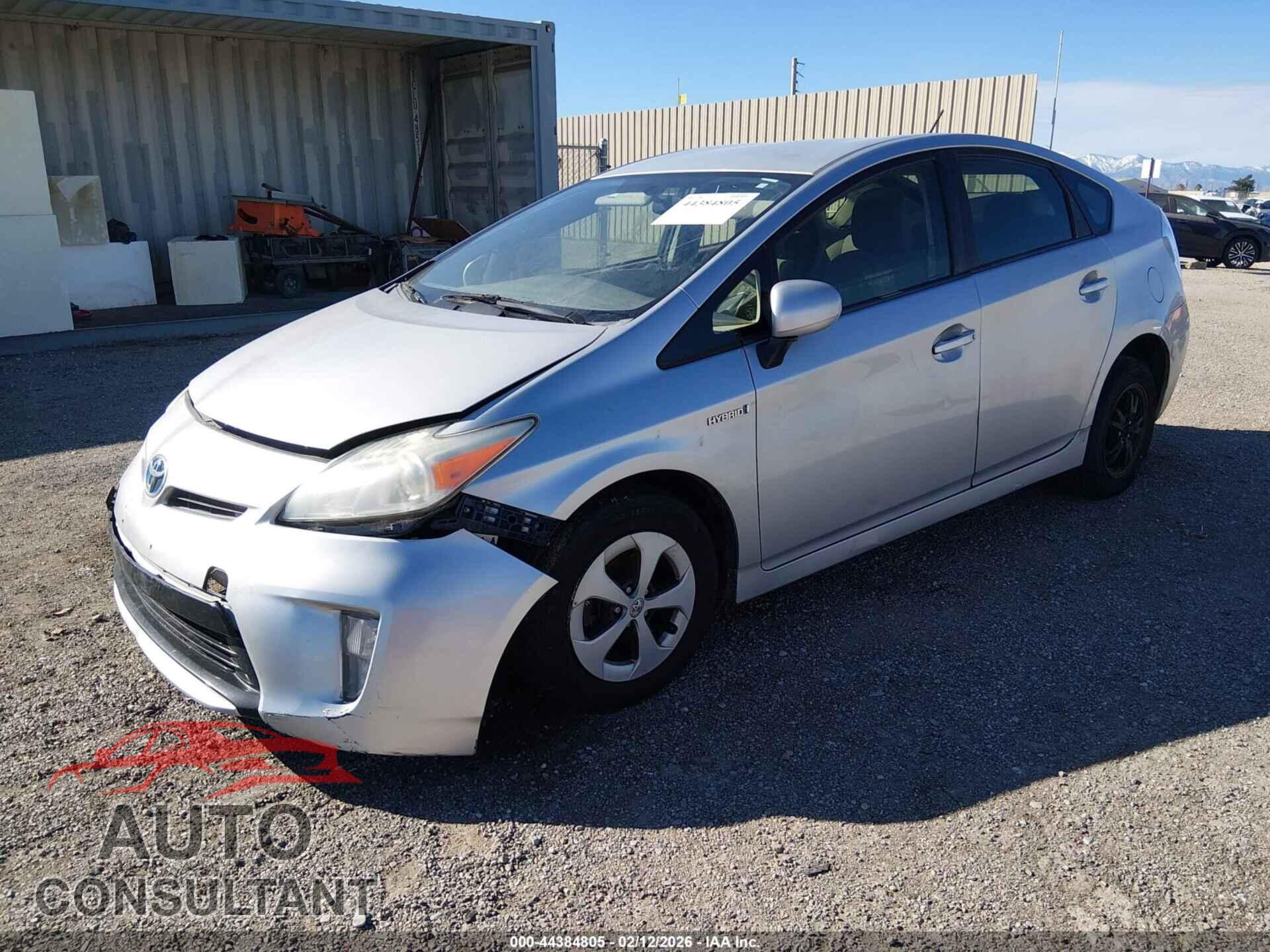 TOYOTA PRIUS 2012 - JTDKN3DU6C5500602