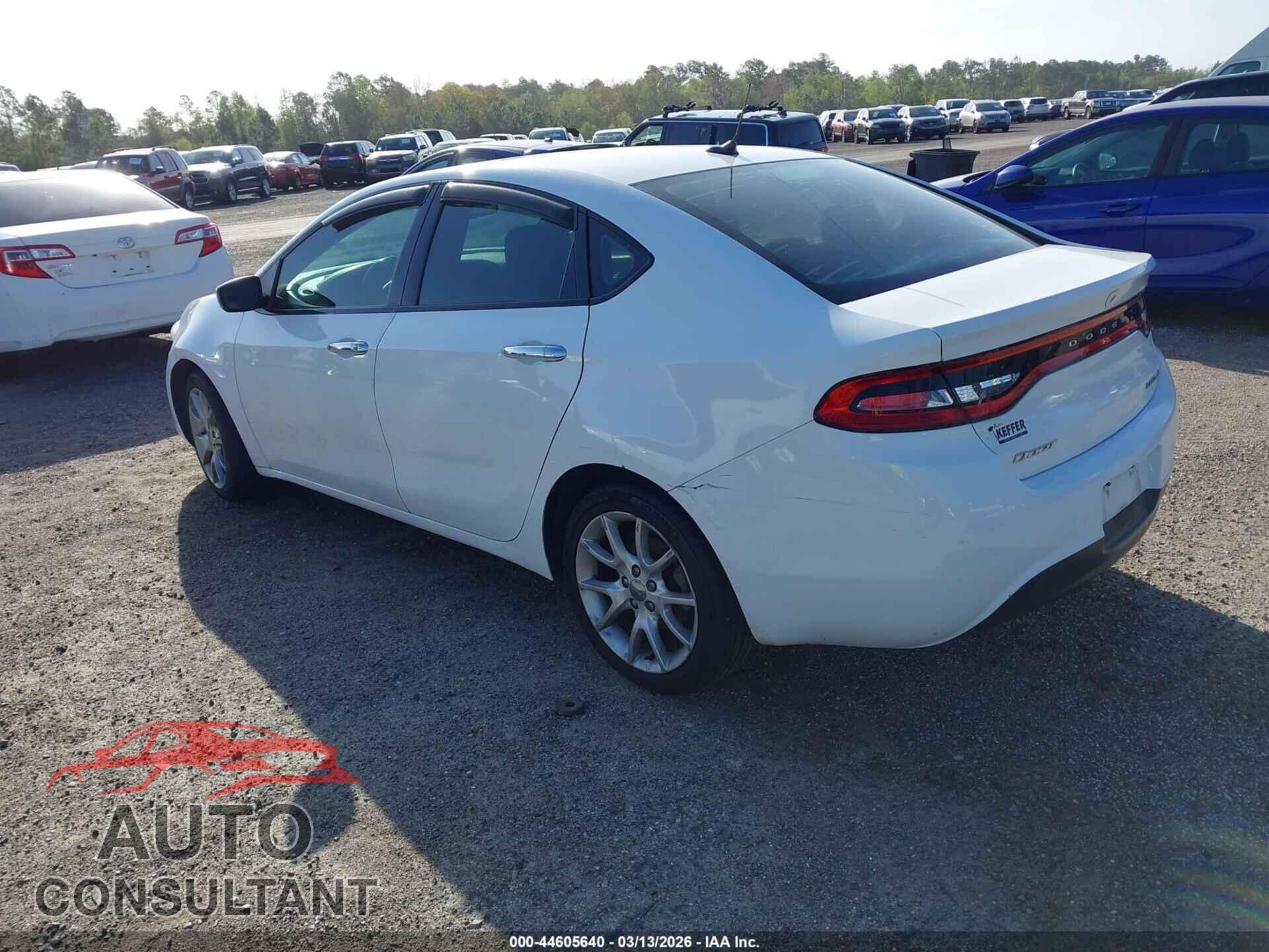 DODGE DART 2013 - 1C3CDFCAXDD103647