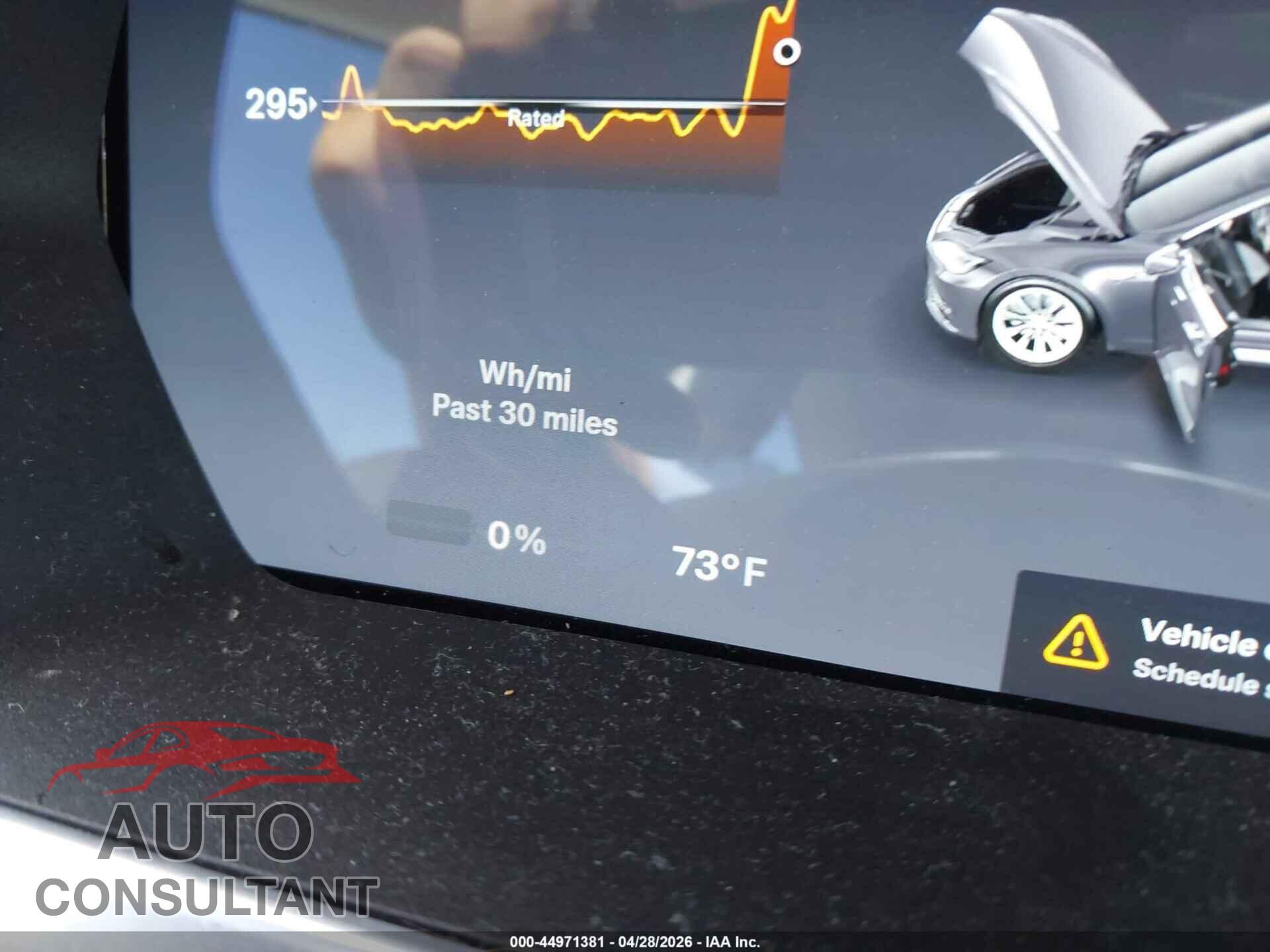TESLA MODEL S 2013 - 5YJSA1DN8DFP28982