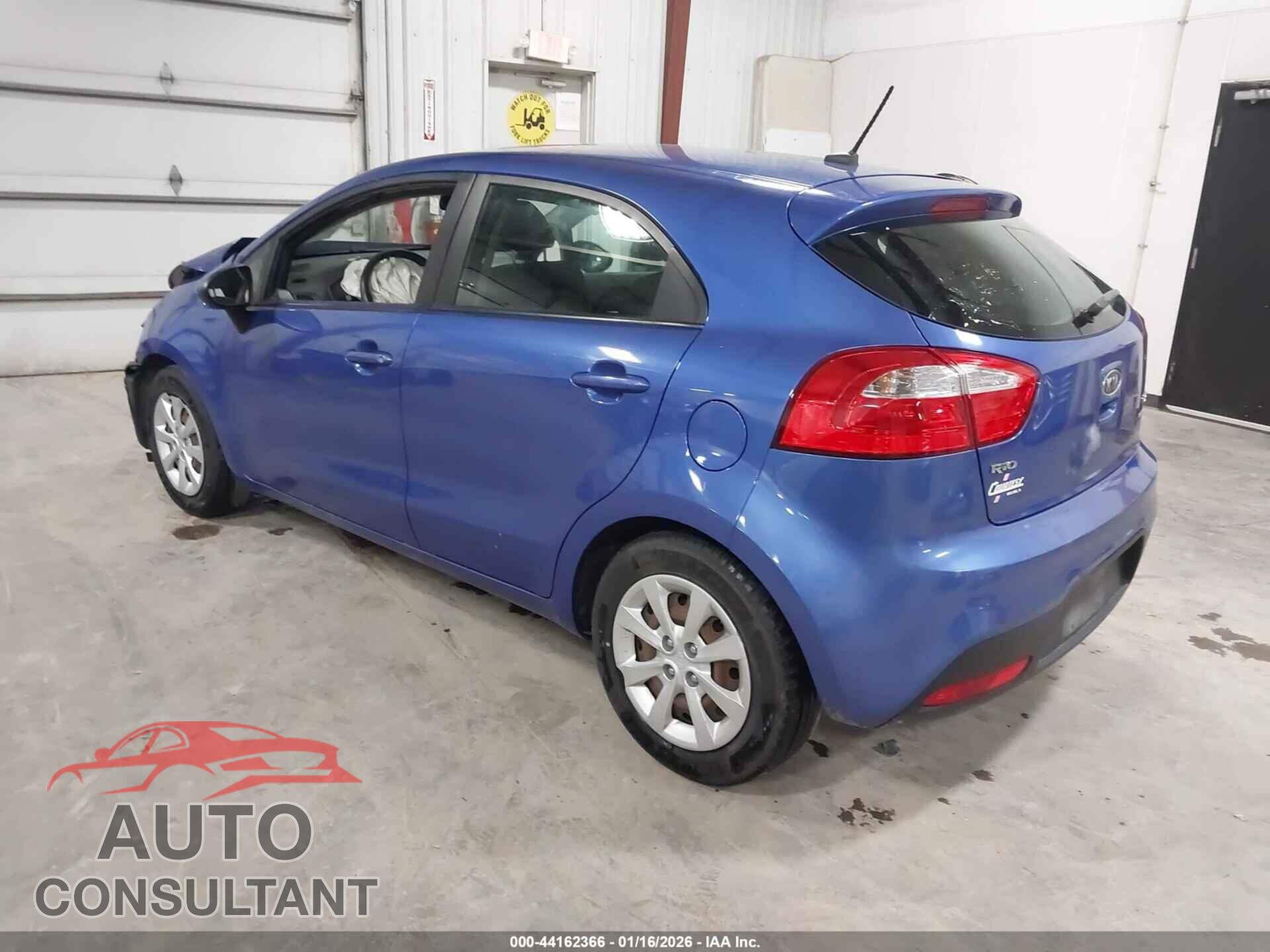 KIA RIO5 2012 - KNADN5A37C6079108