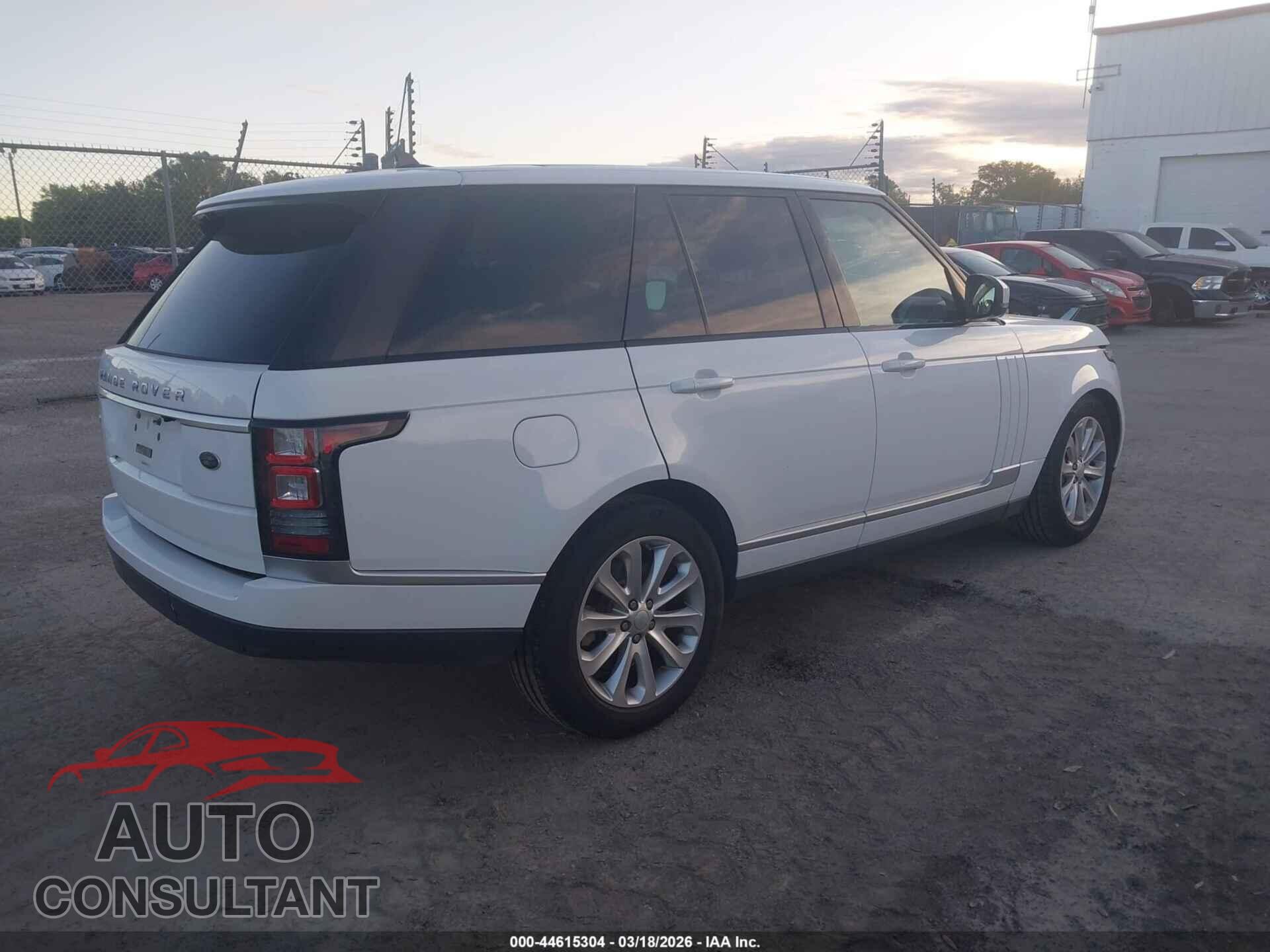 LAND ROVER RANGE ROVER 2016 - SALGS2PFXGA309048