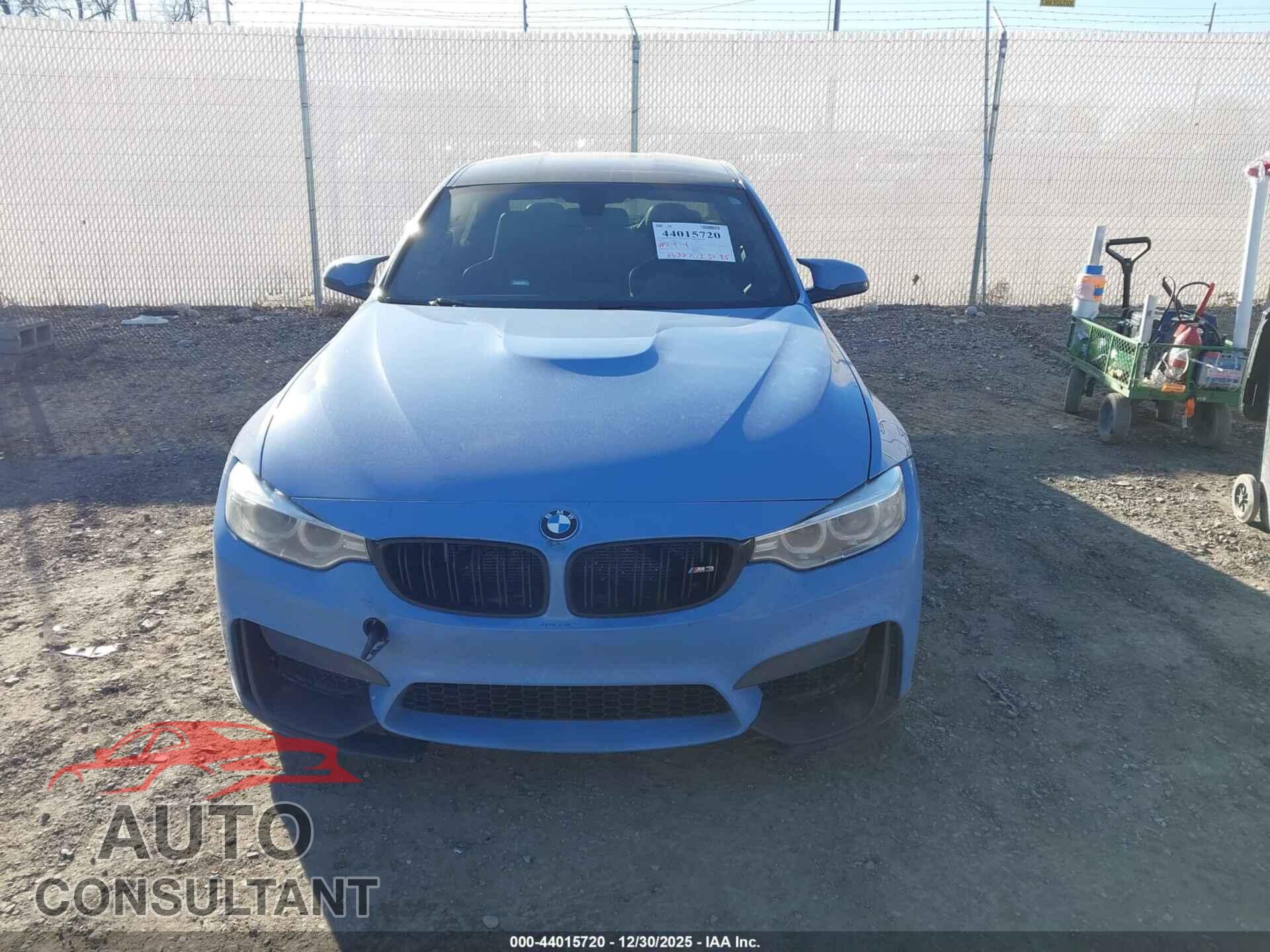 BMW M3 2017 - WBS8M9C54H5G42427