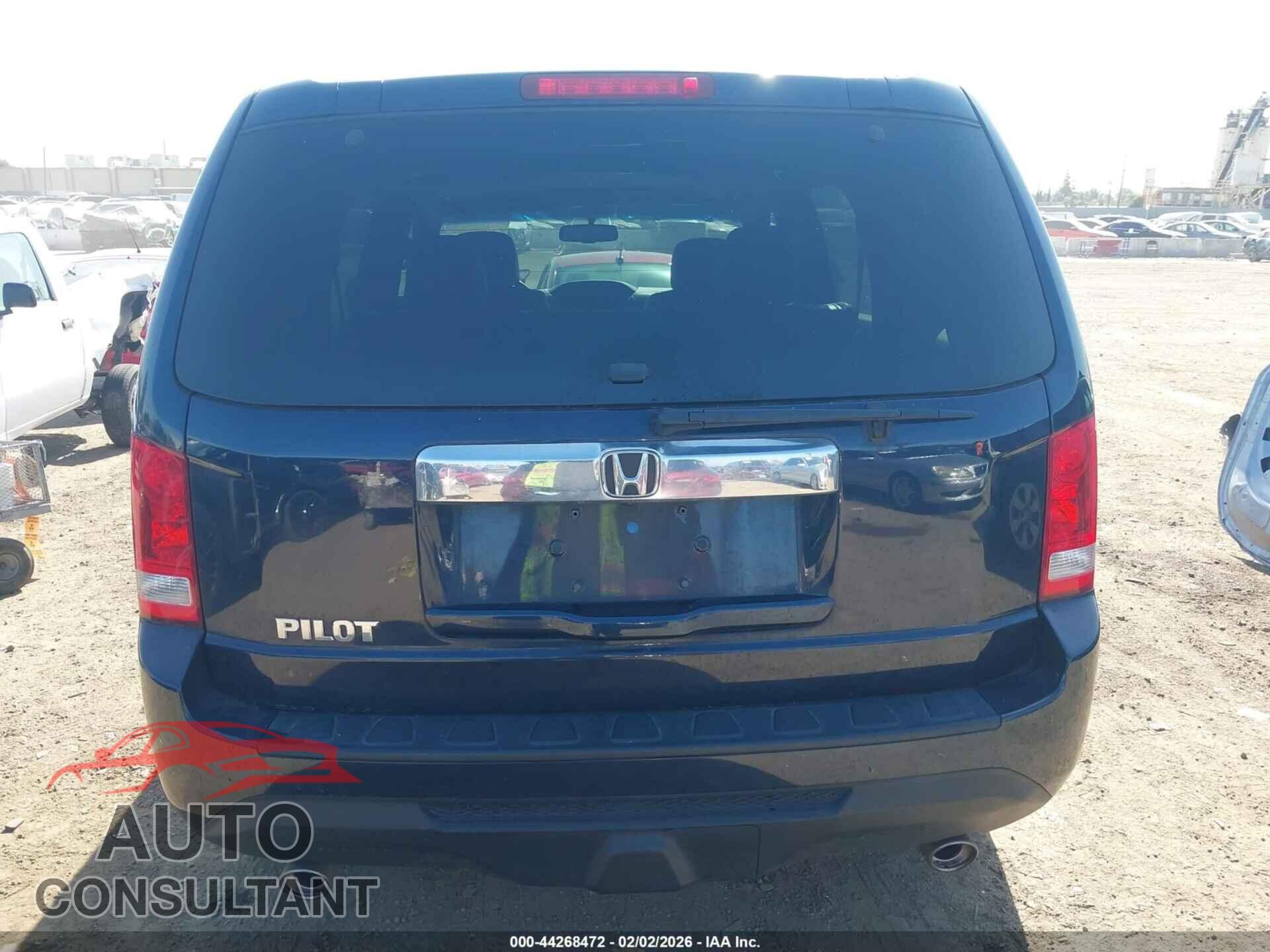 HONDA PILOT 2012 - 5FNYF3H52CB036295
