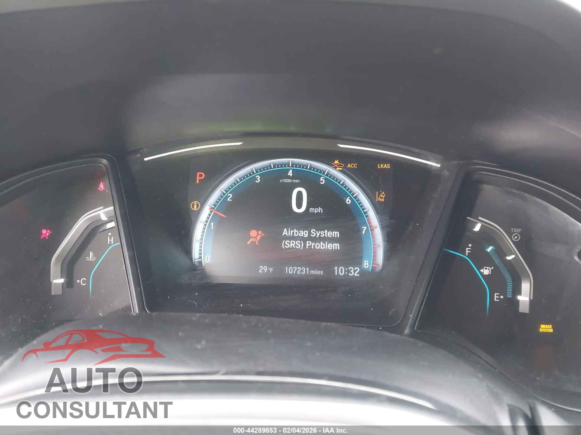 HONDA CIVIC 2019 - 2HGFC2F65KH523281