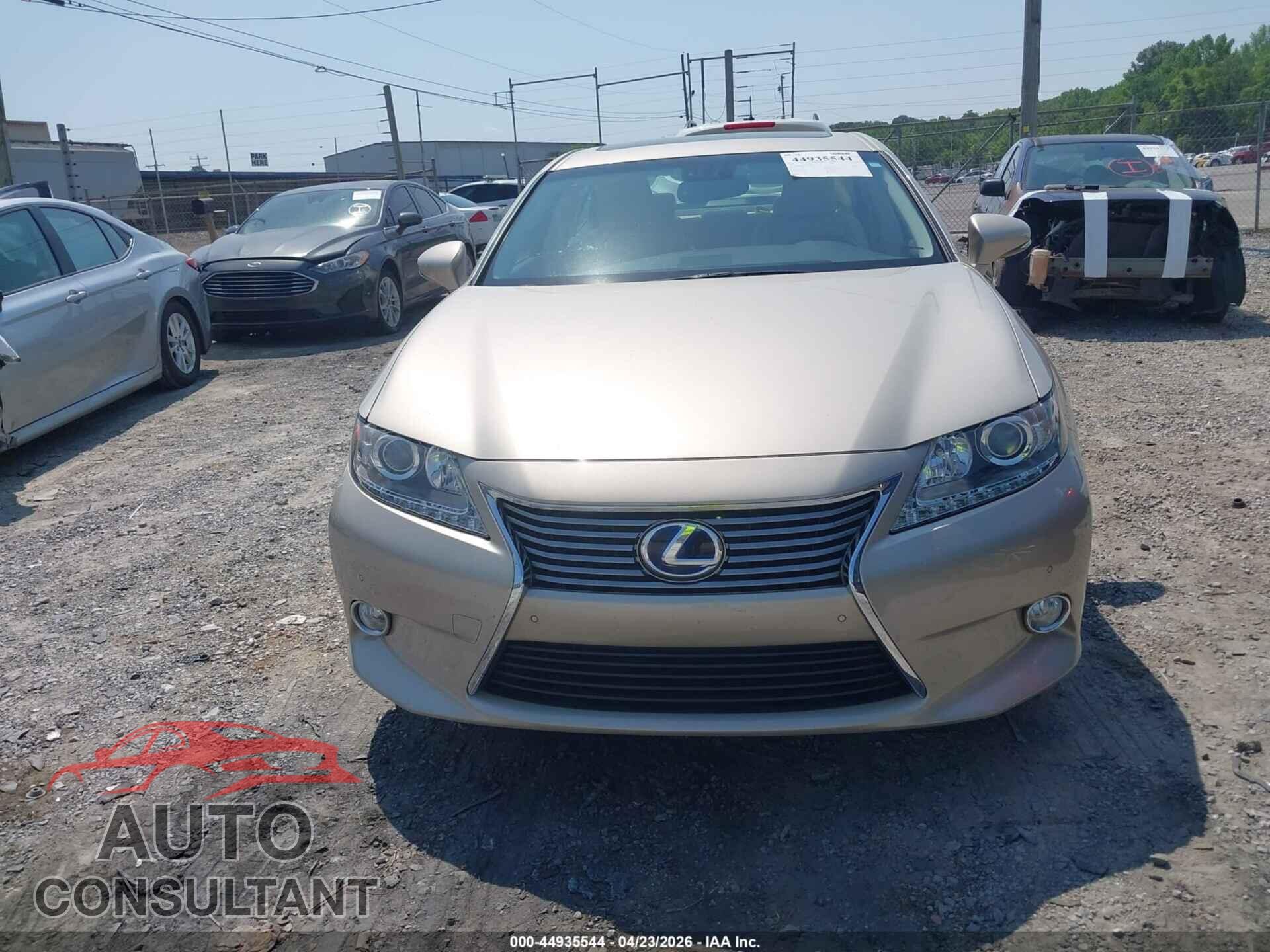 LEXUS ES 300H 2013 - JTHBW1GG8D2013068