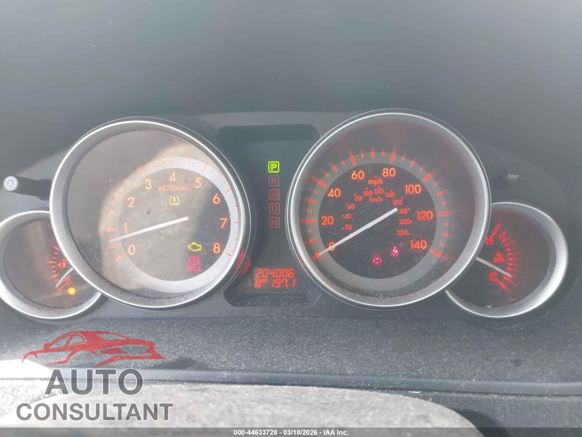 MAZDA CX-9 2011 - JM3TB3BV1B0321444