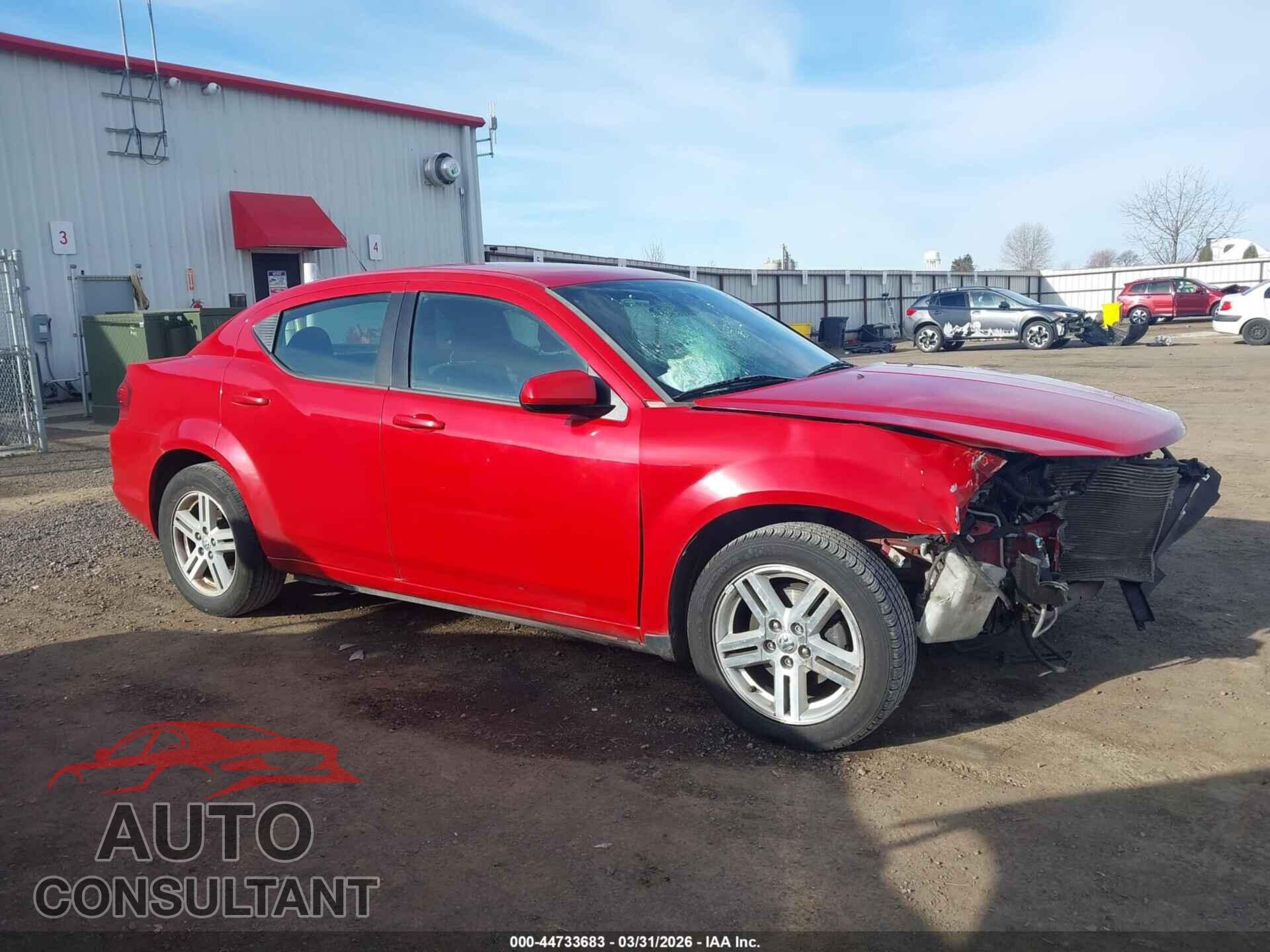 DODGE AVENGER 2011 - 1B3BD1FB6BN531884