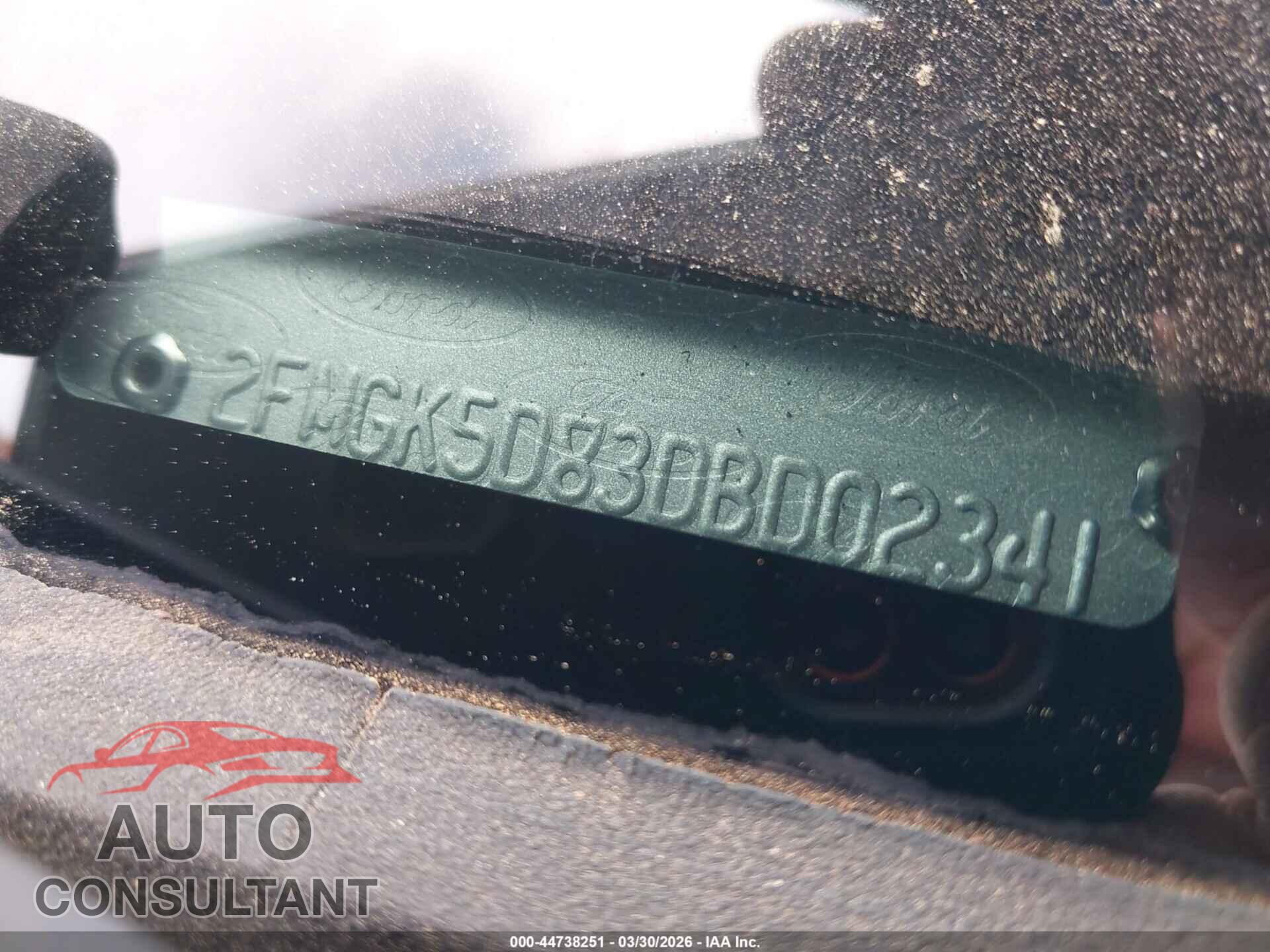 FORD FLEX 2013 - 2FMGK5D83DBD02341