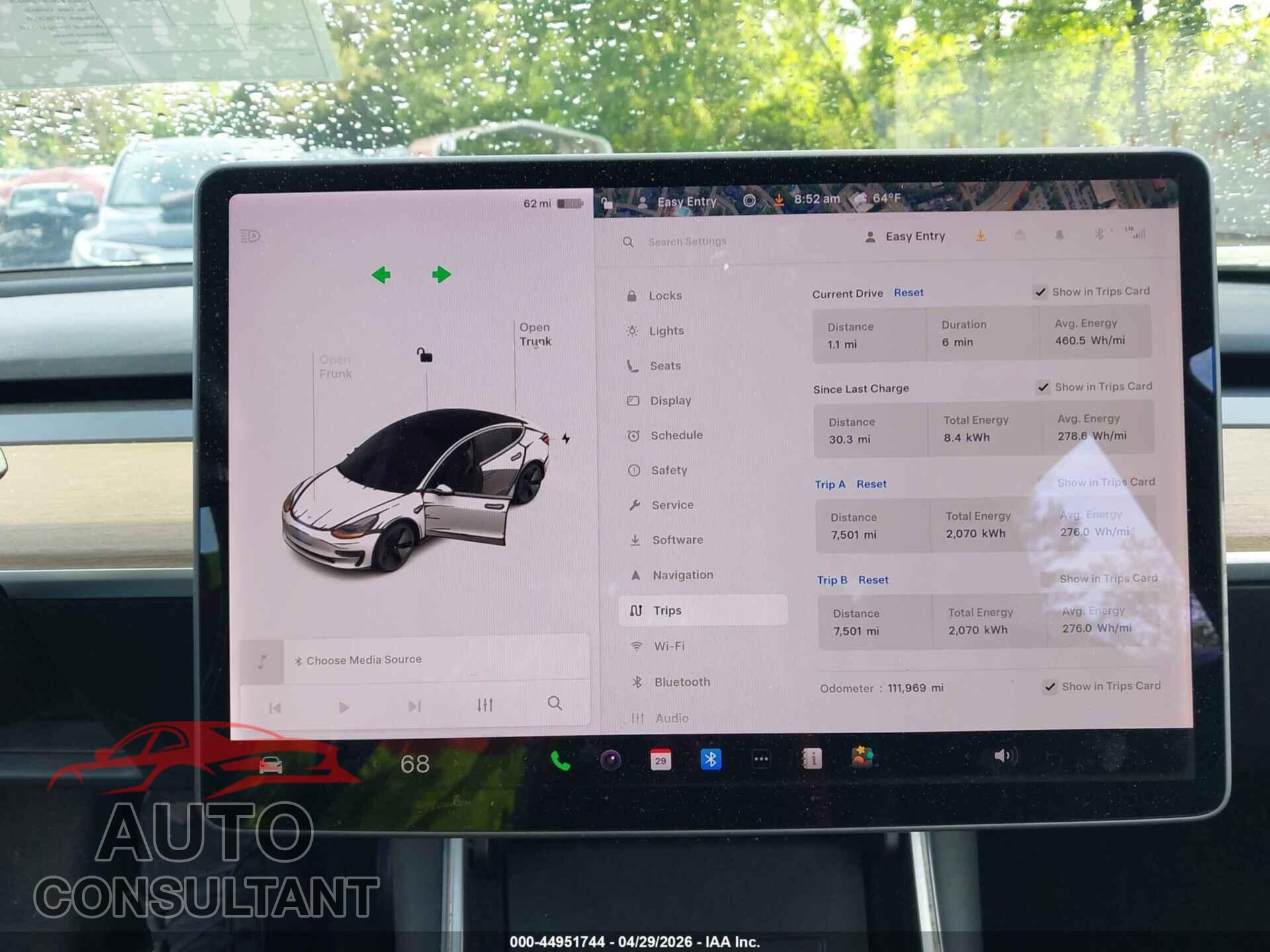 TESLA MODEL 3 2020 - 5YJ3E1EAXLF611164