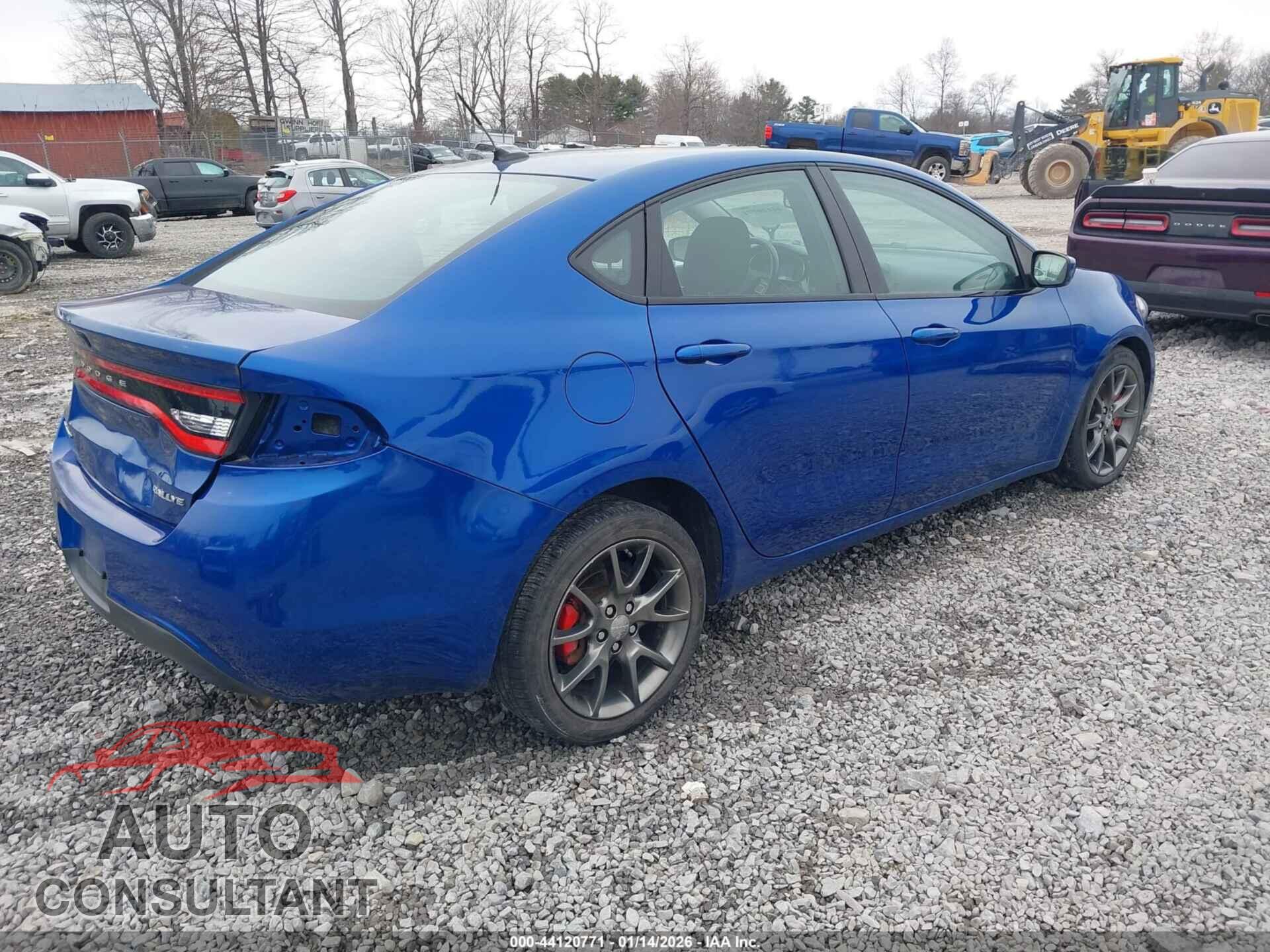DODGE DART 2013 - 1C3CDFBA8DD304240