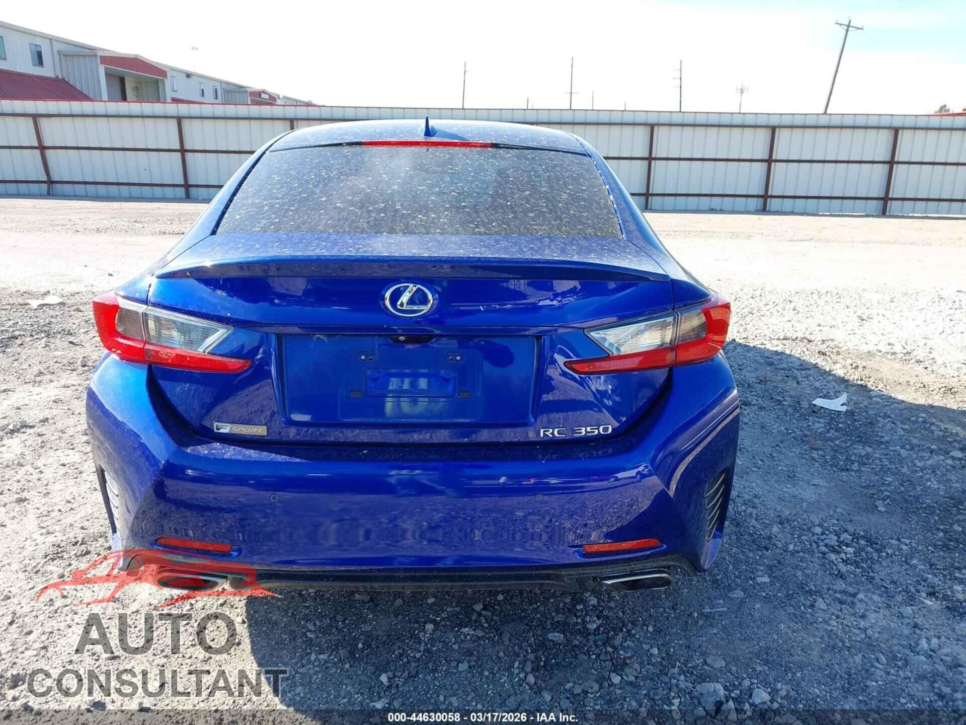 LEXUS RC 350 2015 - JTHHE5BC2F5007941